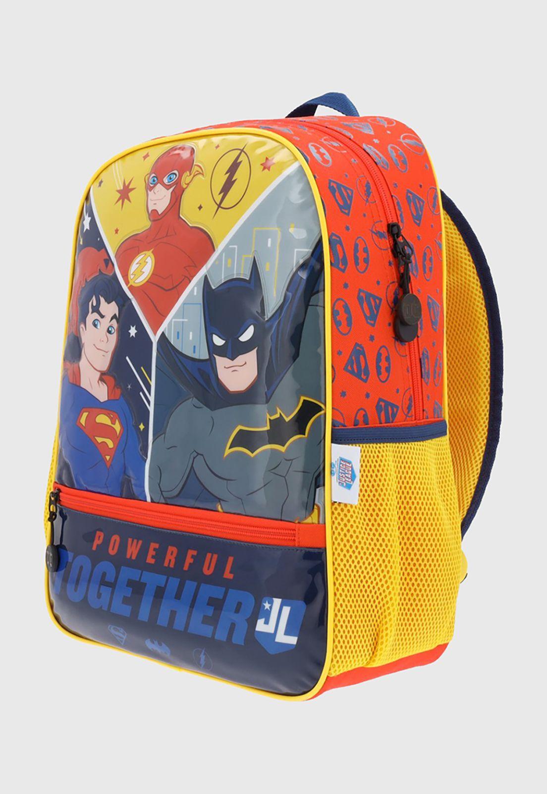 Mochila Dc Comics Naranjo Corona-1