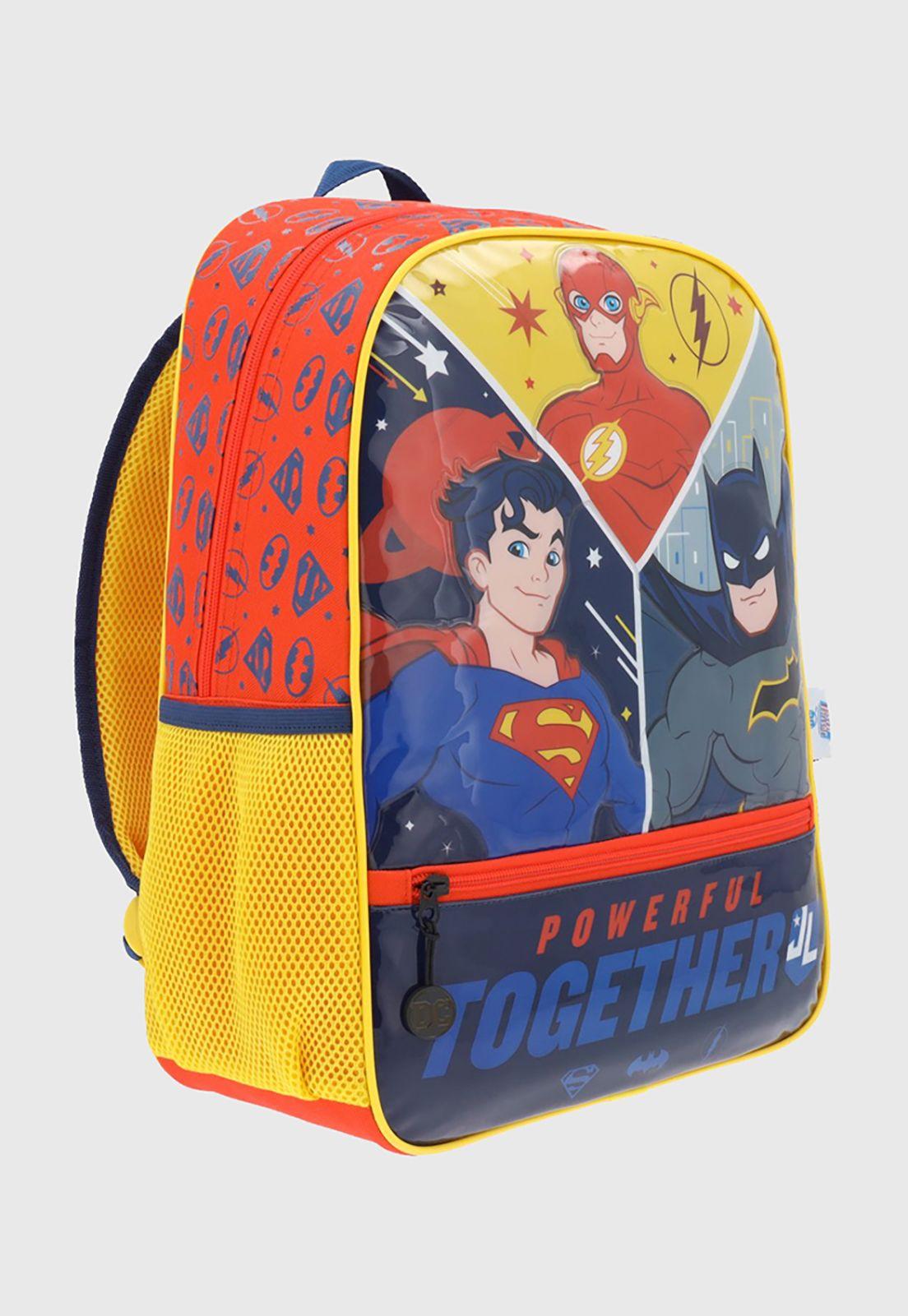 Mochila Dc Comics Naranjo Corona-2