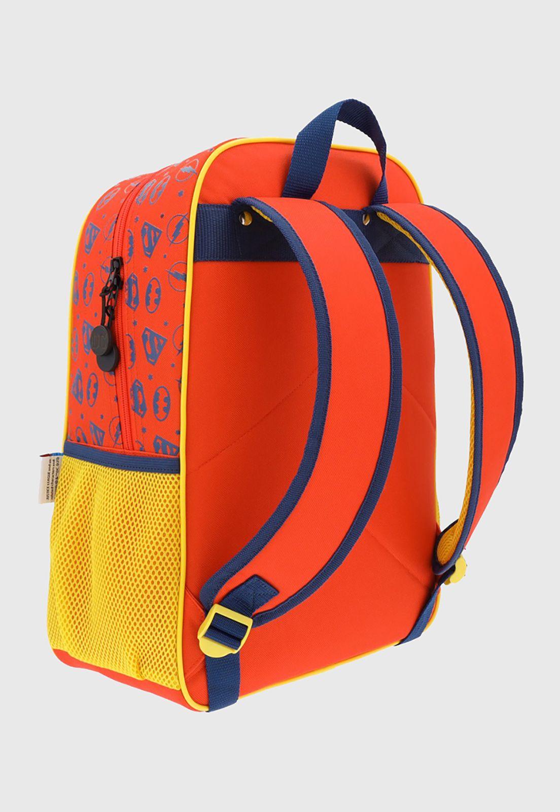 Mochila Dc Comics Naranjo Corona-4