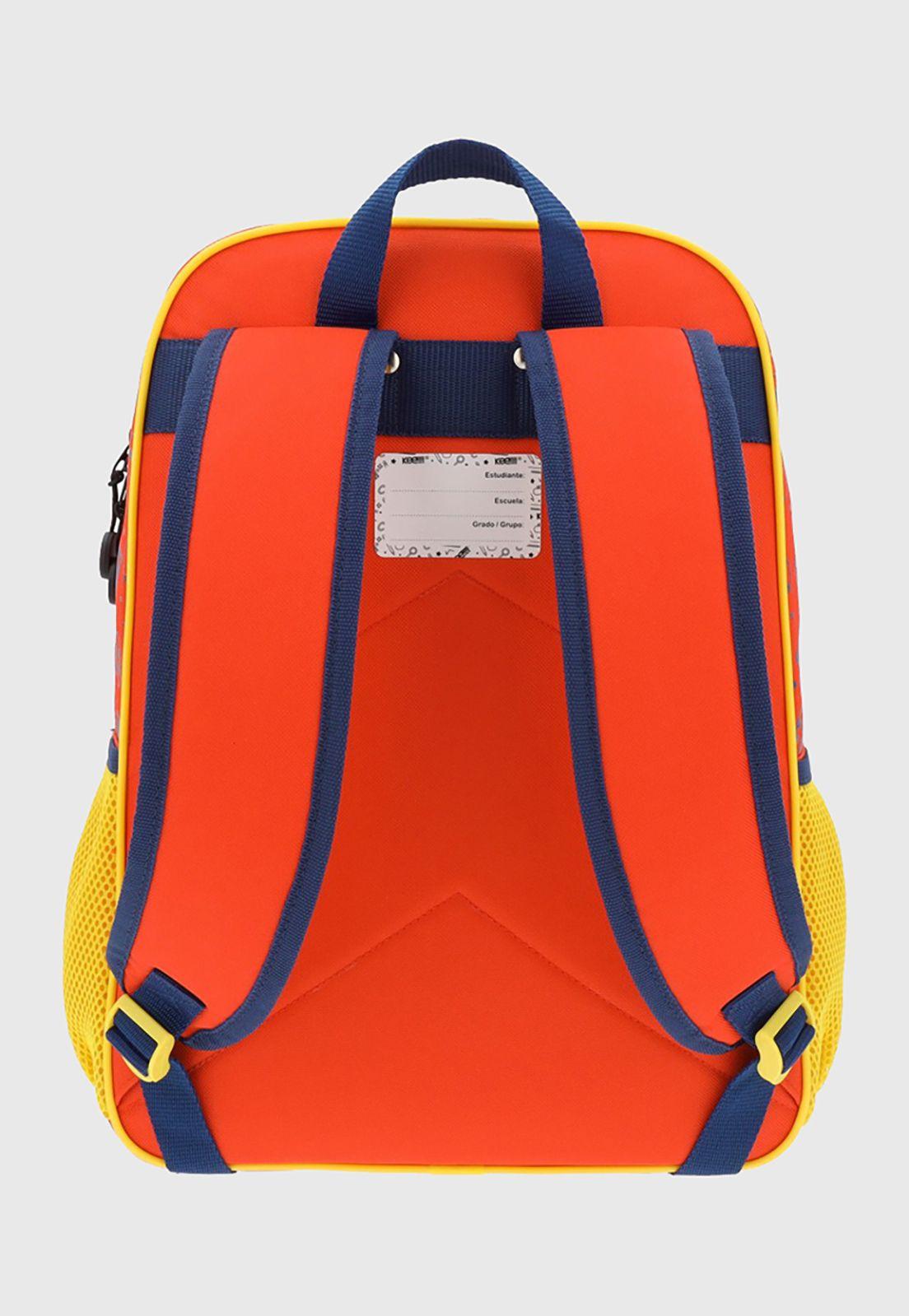 Mochila Dc Comics Naranjo Corona-5
