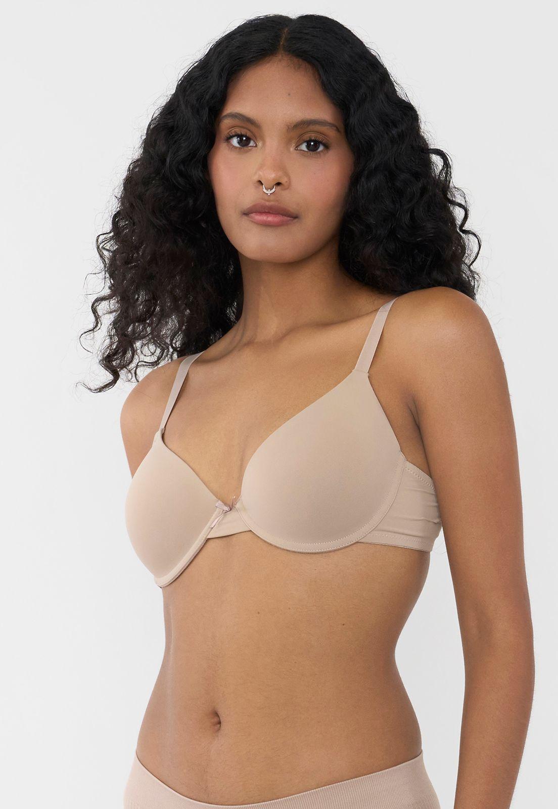 Sostén Mujer Básico Copa B Beige Corona-2