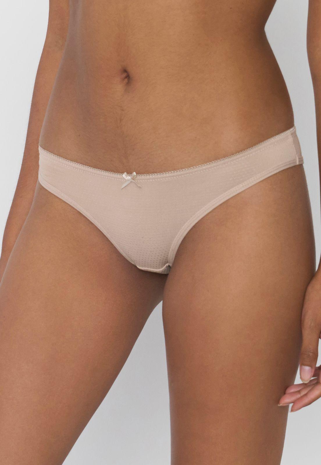 Calzón Mujer Bikini Color Beige Corona-3