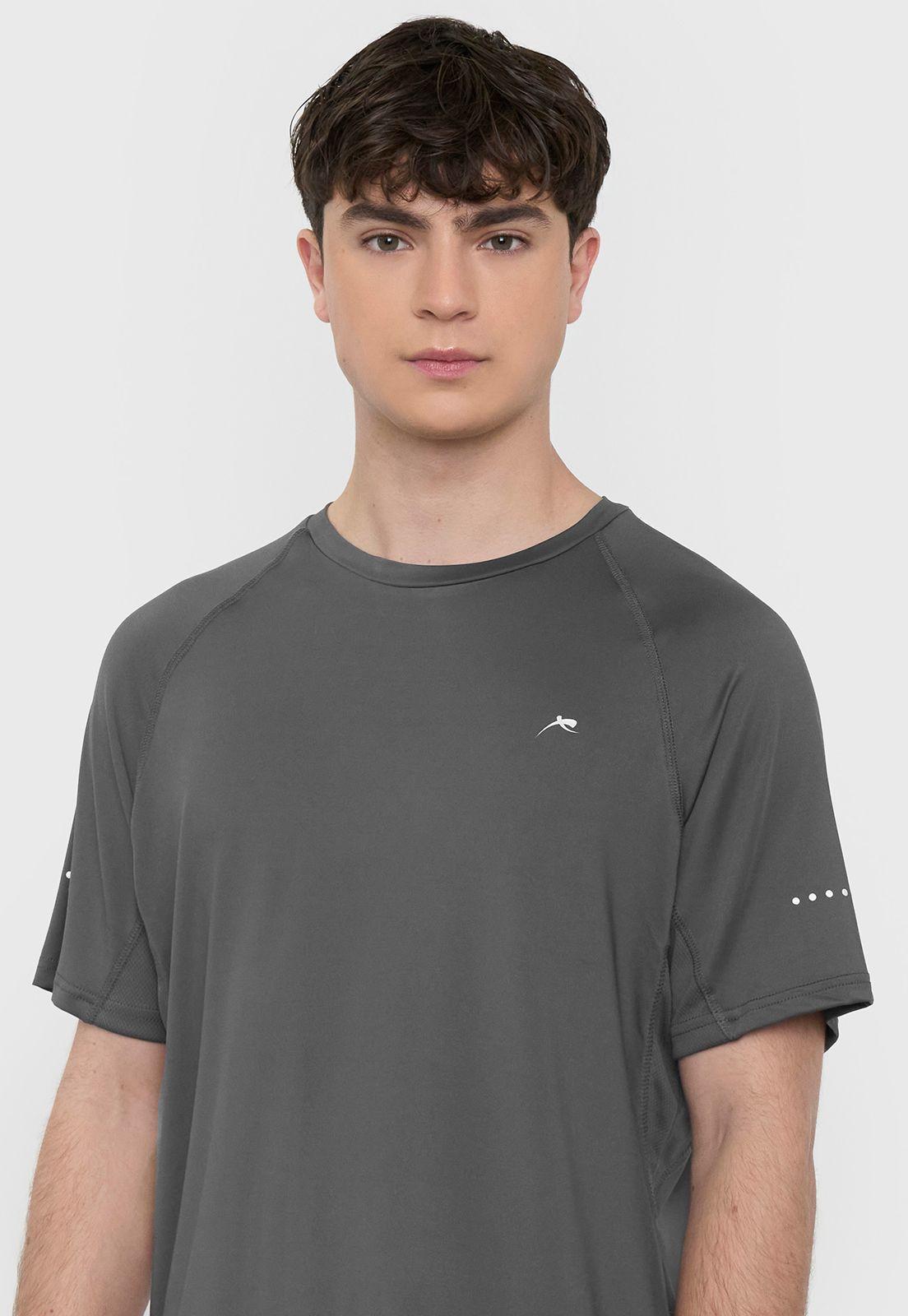 Polera Hombre Deportiva R-Neck 2 Charco Corona-2