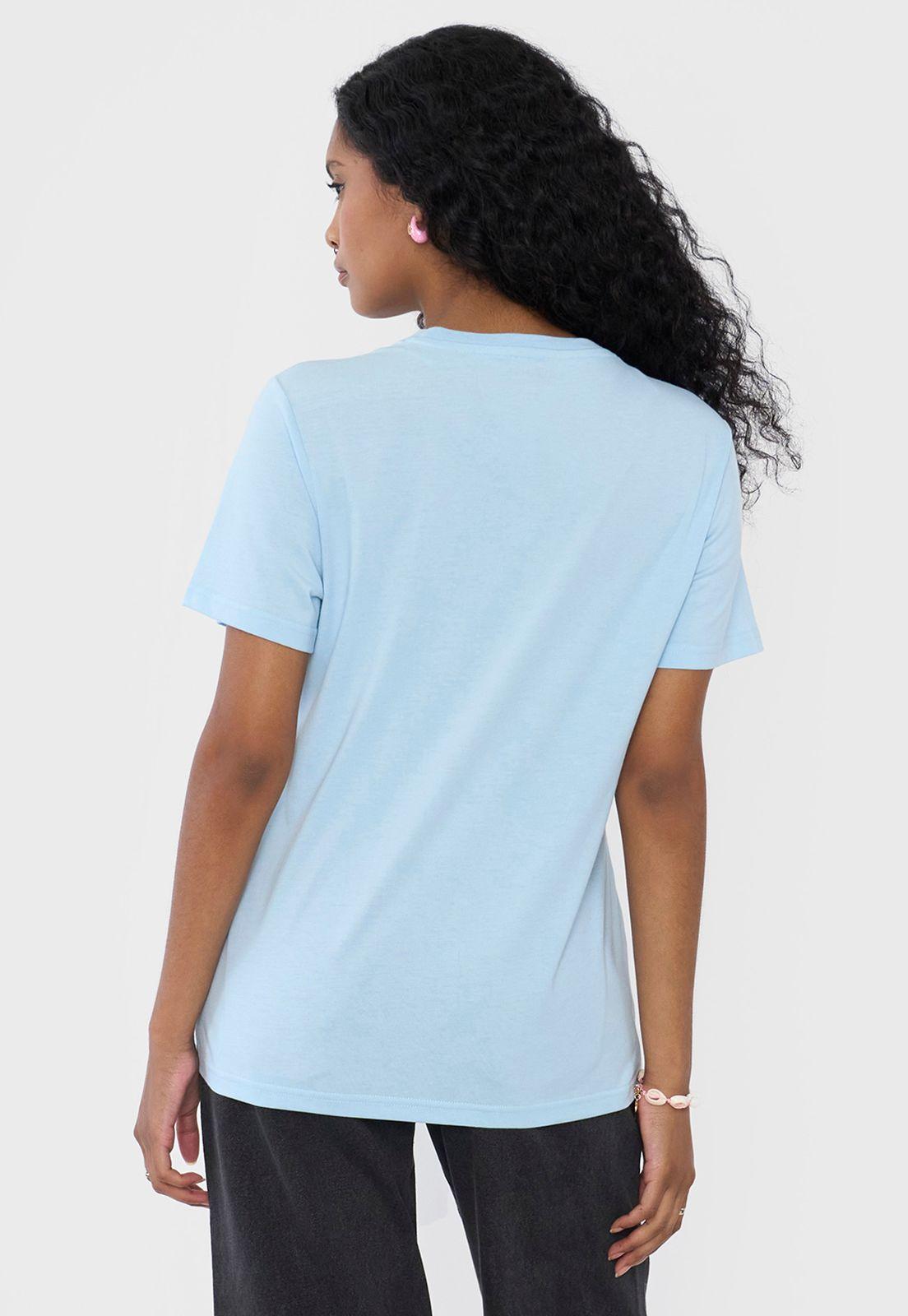 Polera Mujer Fun Regular Western Celeste Corona-1