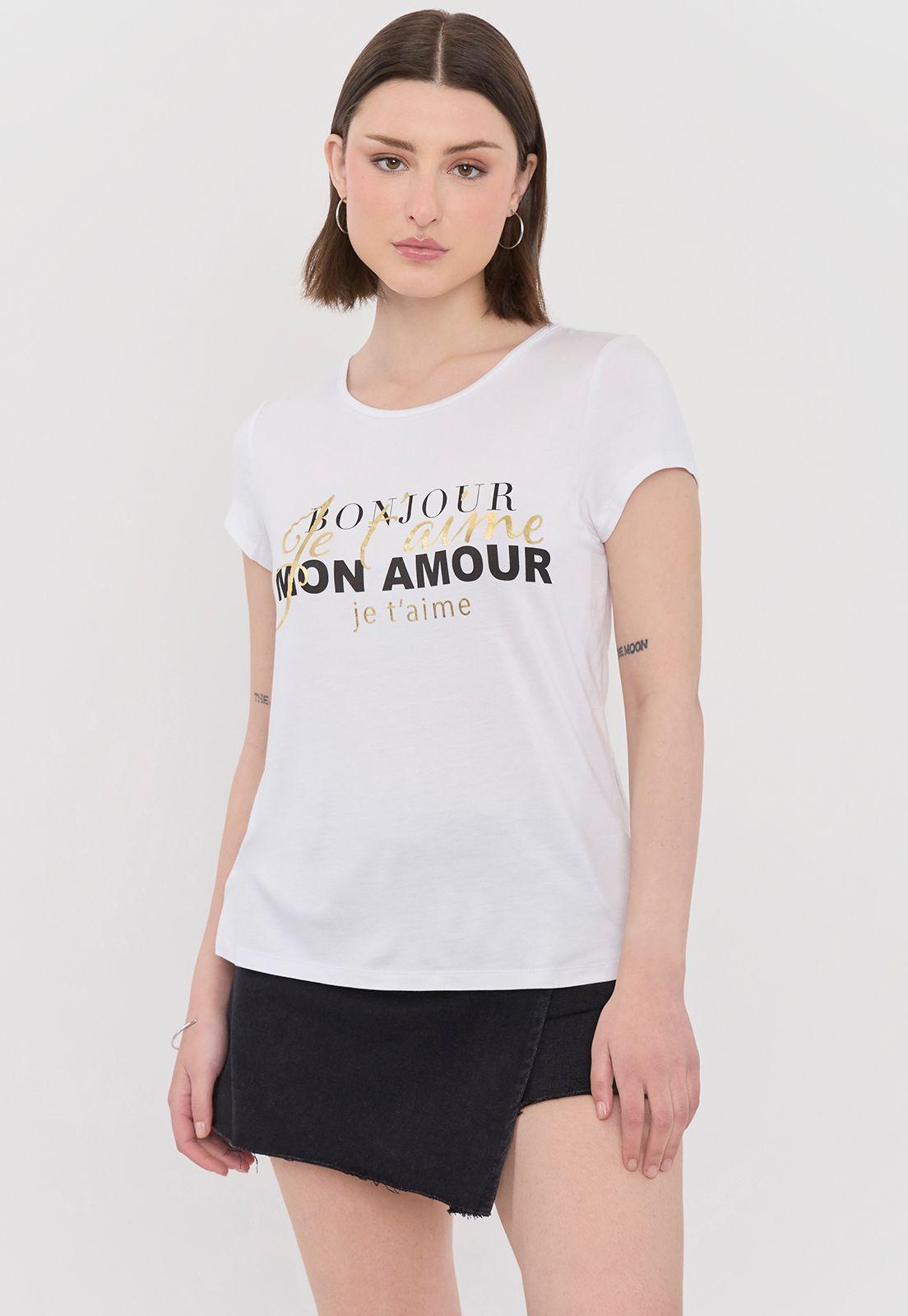 Polera Mujer Viscosa Blanco Jet Aime Corona-0