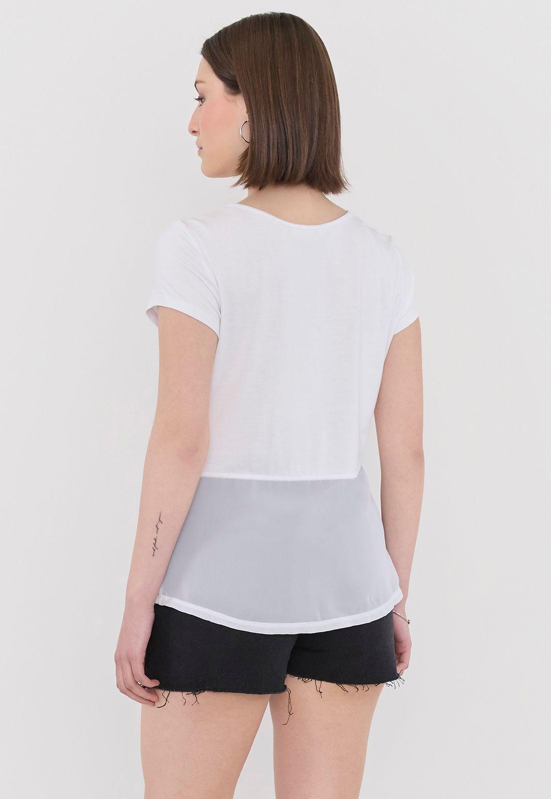 Polera Mujer Viscosa Blanco Jet Aime Corona-1