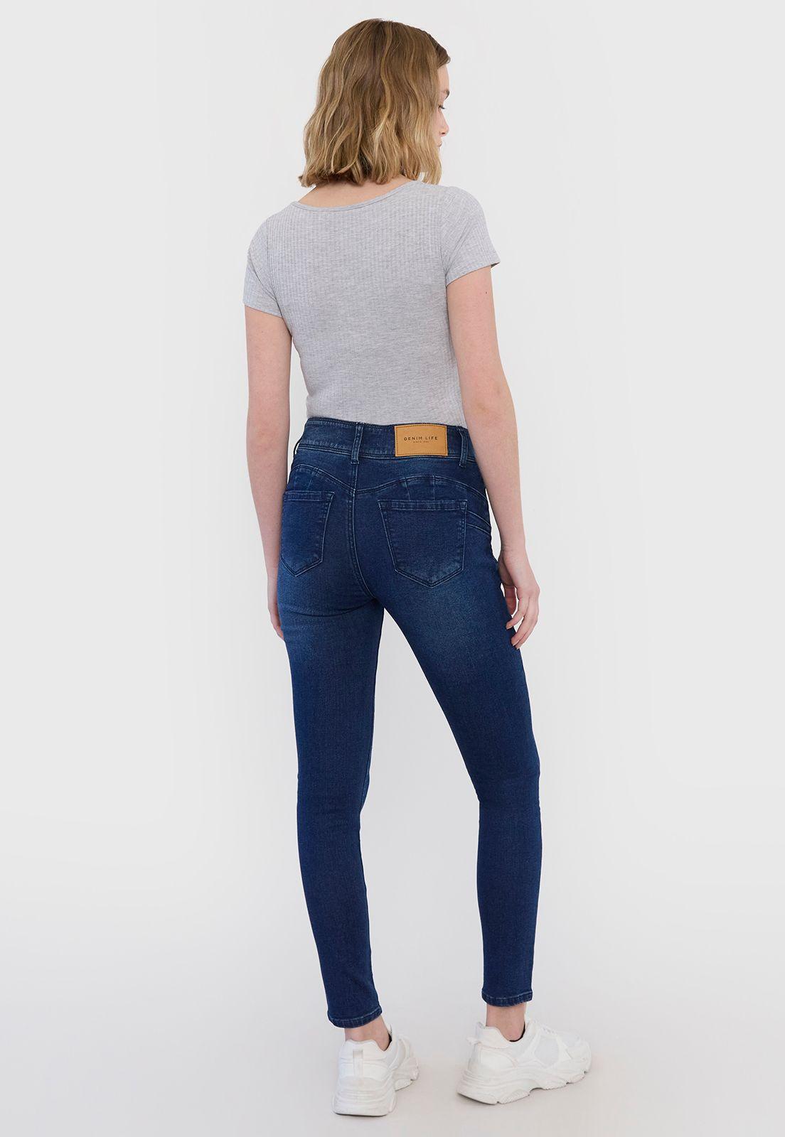 Jeans Negro Mujer Calce Flare Corona-2