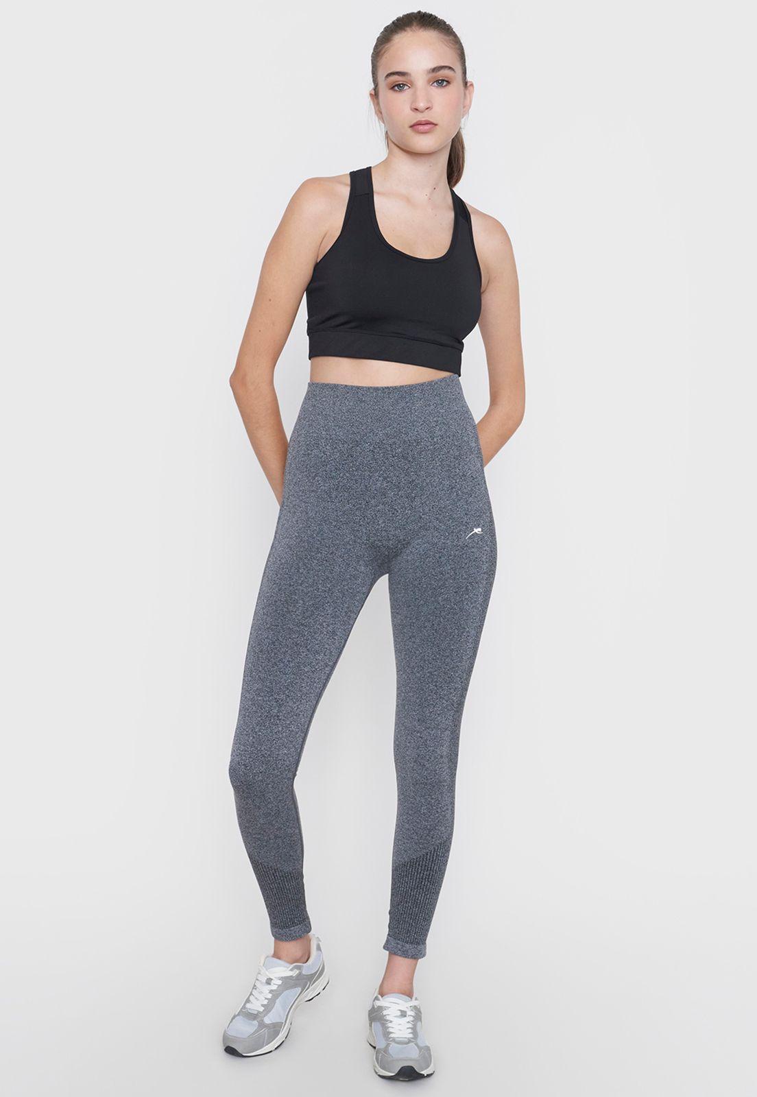 Calza Mujer Deportiva Seamless Charcoal Corona-0