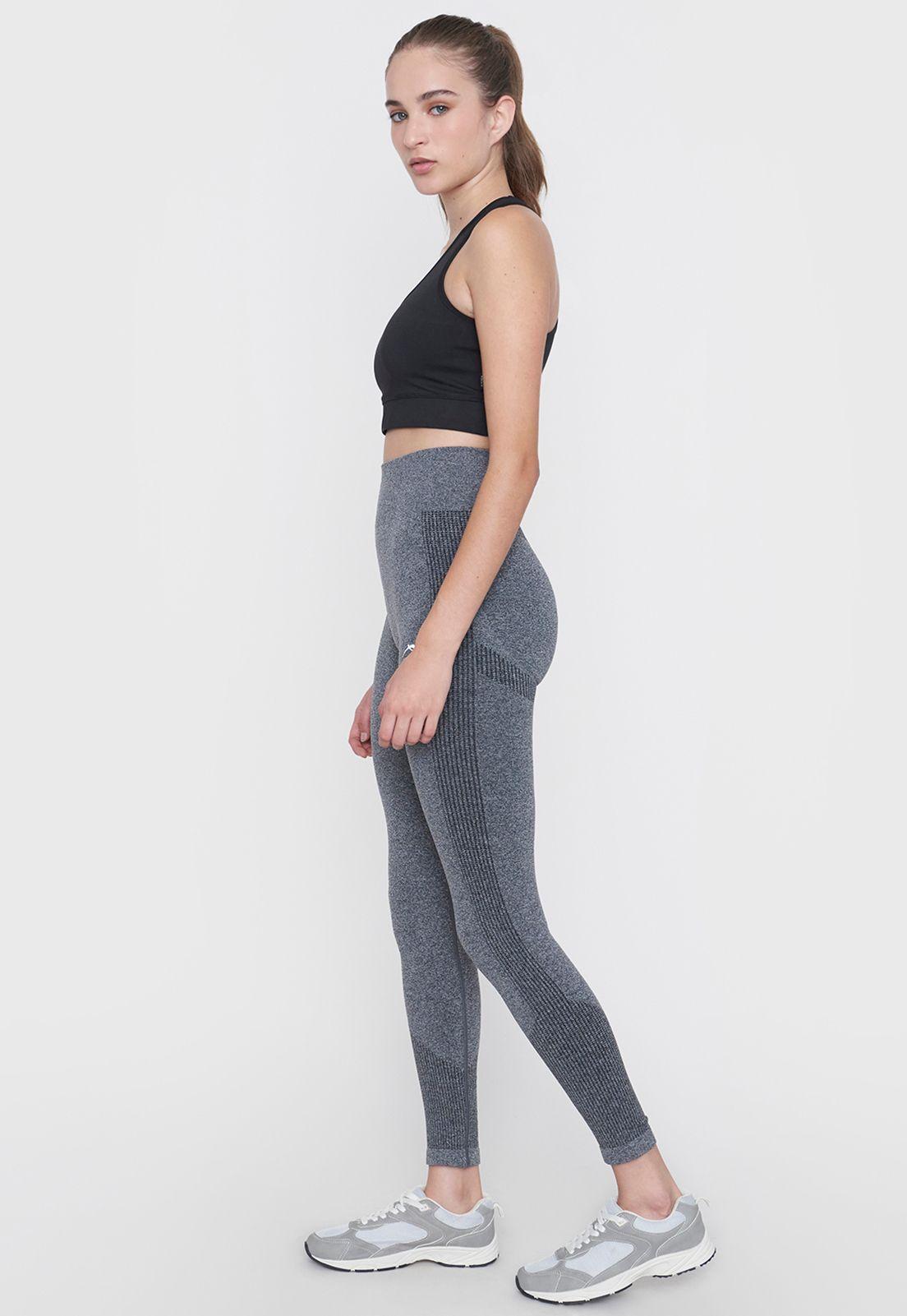 Calza Mujer Deportiva Seamless Charcoal Corona-3