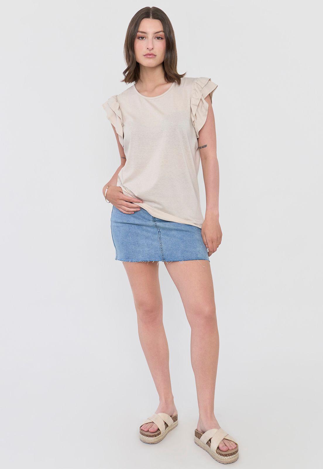 Polera Mujer Vuelos Print Arena Corona-3