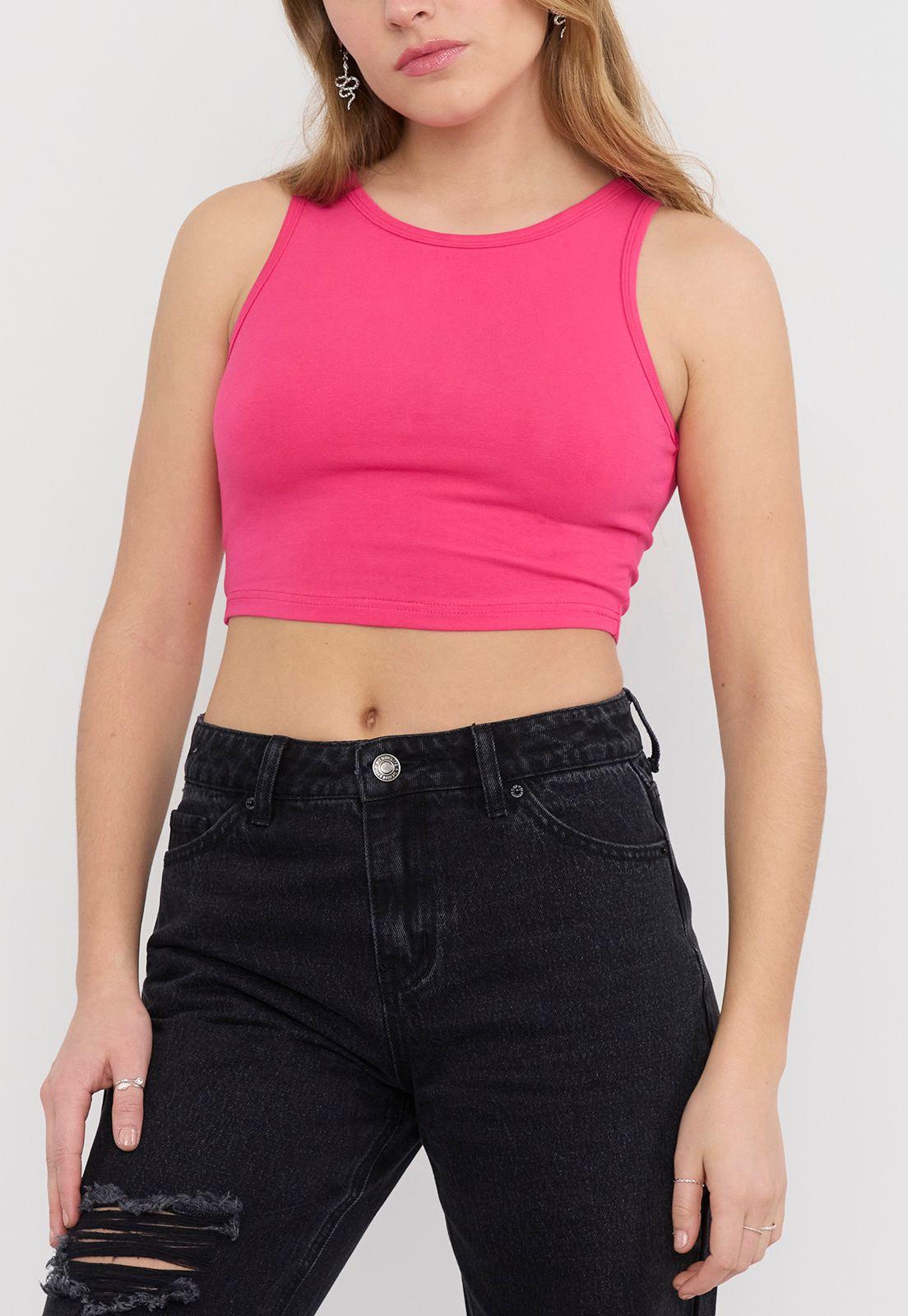 Polera Mujer Sin Mangas Regular Beige Corona-2