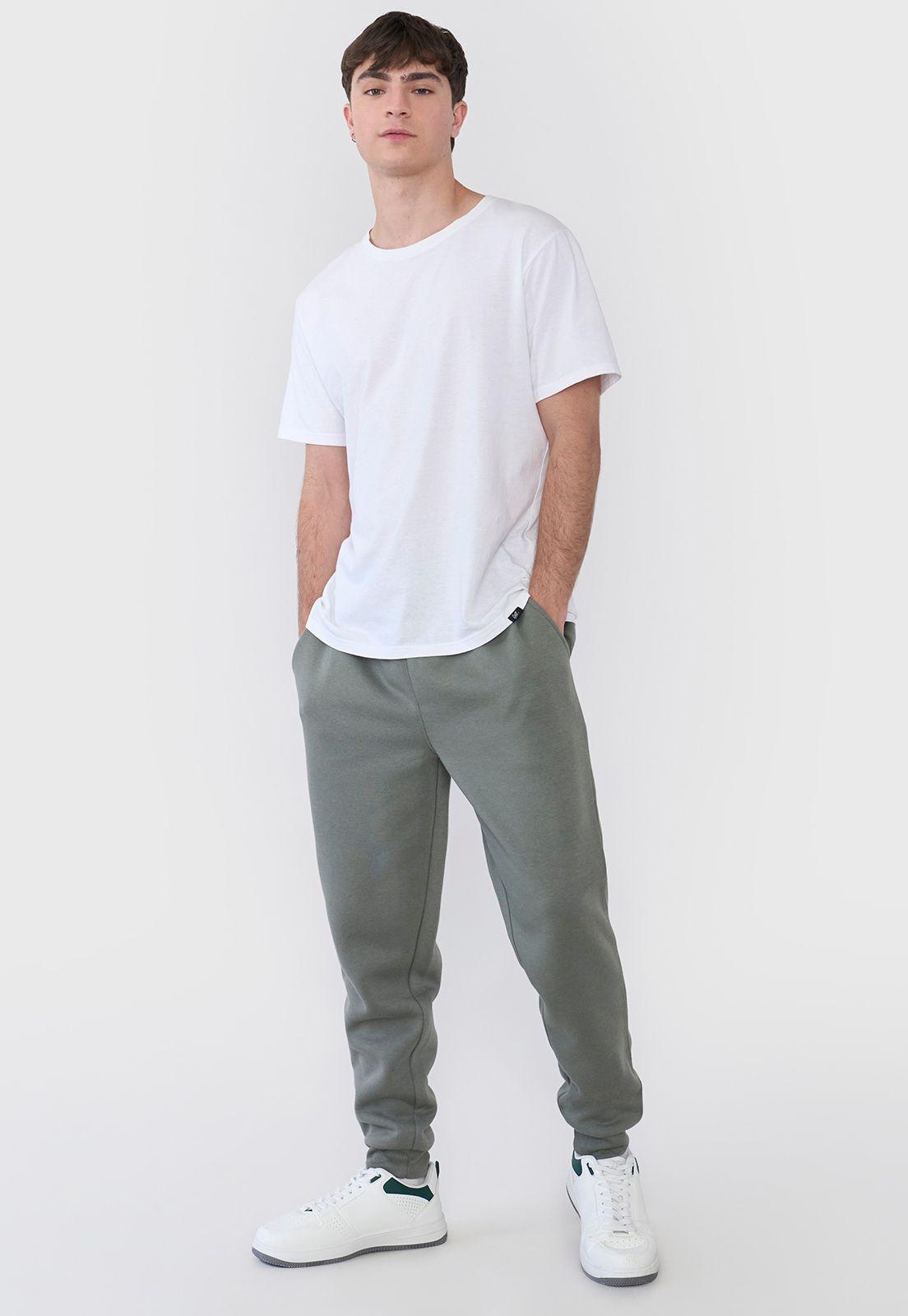 Buzo Hombre Jogger Verde Corona-0
