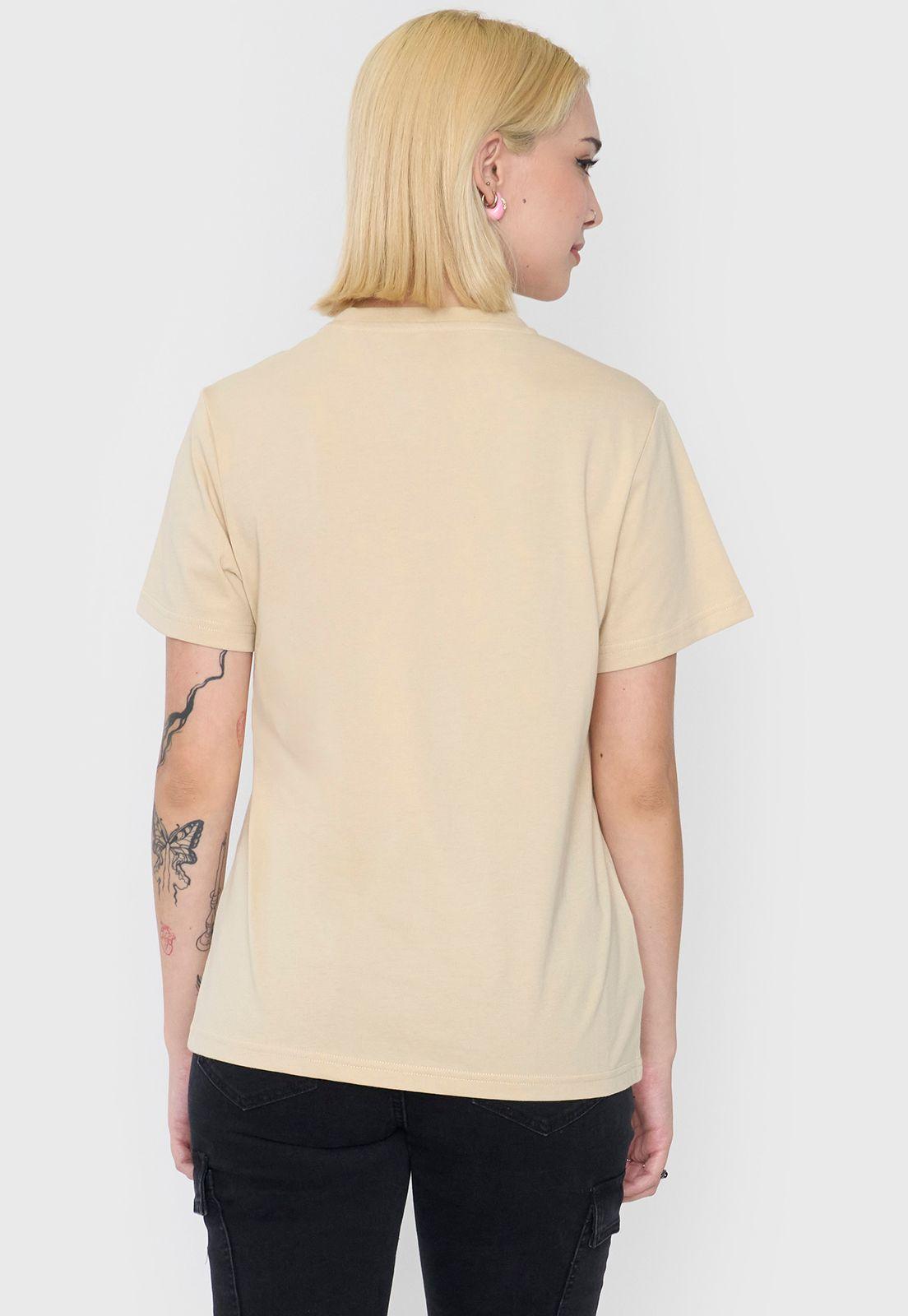 Polera Mujer Beige Fun Regular Corona-1