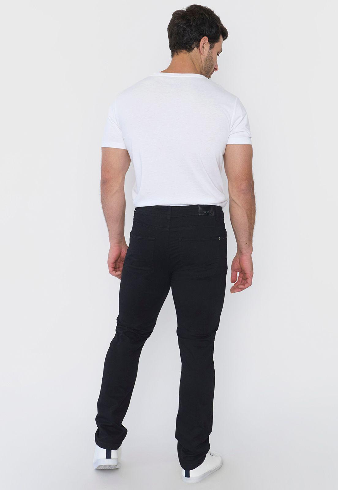 Pantalón Hombre 5 Pocket Negro Corona-2