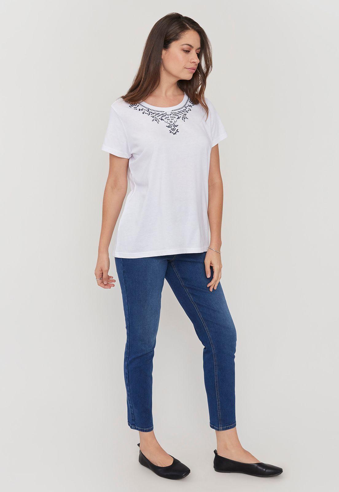 Jeans Mujer Skinny 1 Botón Raw Corona-3