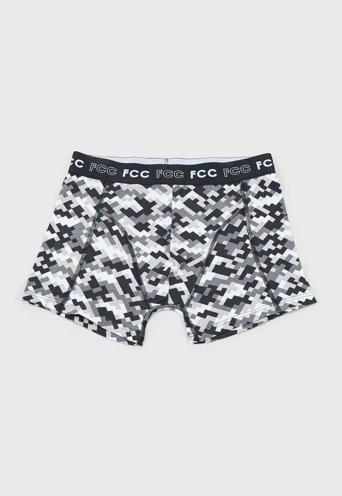 Boxer Hombre Caja Regalable Negro Corona-3