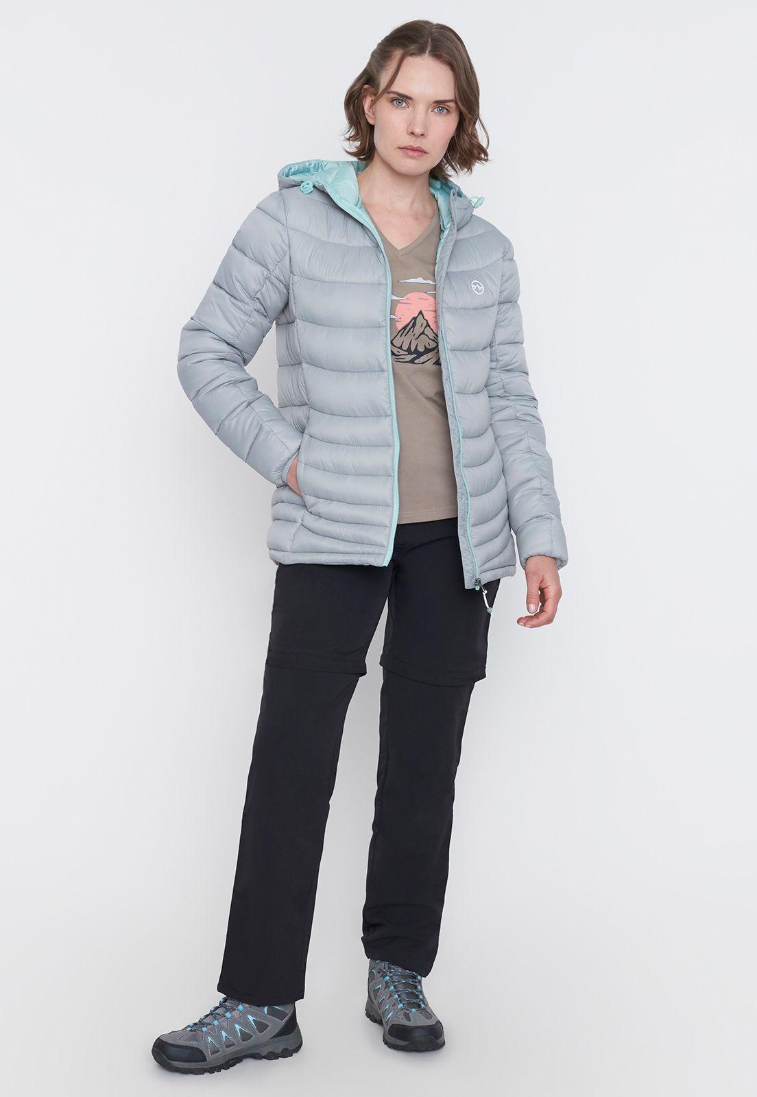 Parka Outdoor Mujer Gris Corona-3