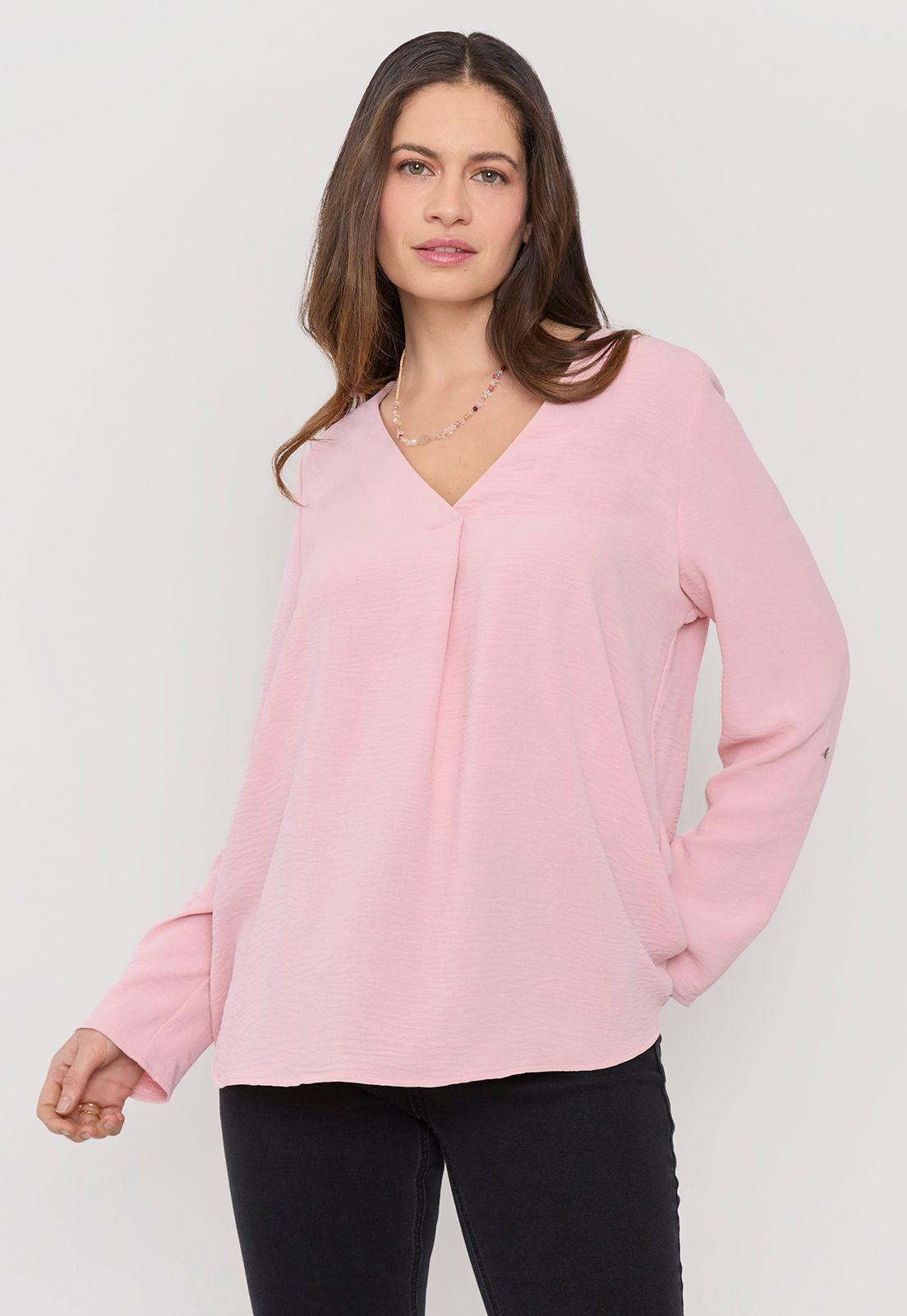 Blusa Mujer Palo Rosa Tablón Corona-0