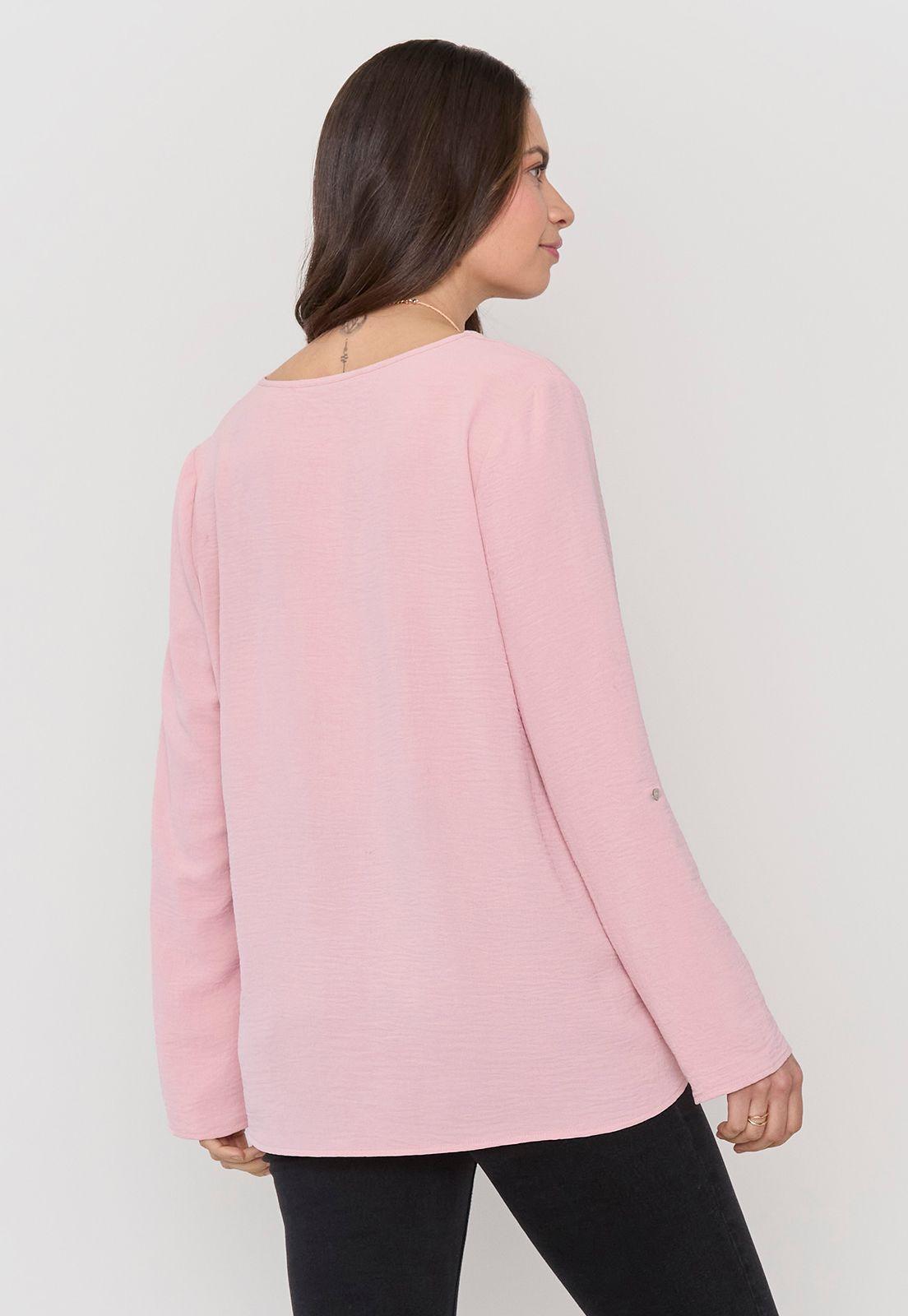 Blusa Mujer Palo Rosa Tablón Corona-1