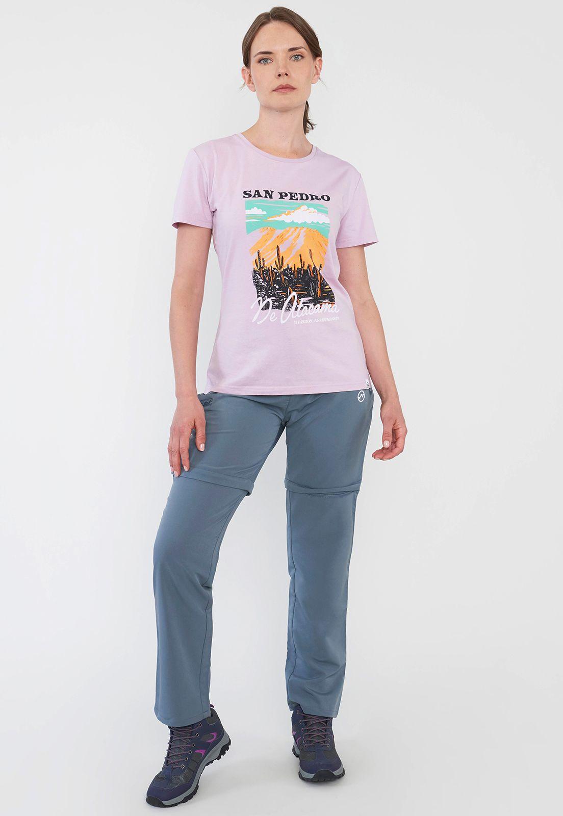 Polera Outdoor Mujer Fun Rosado Corona-3
