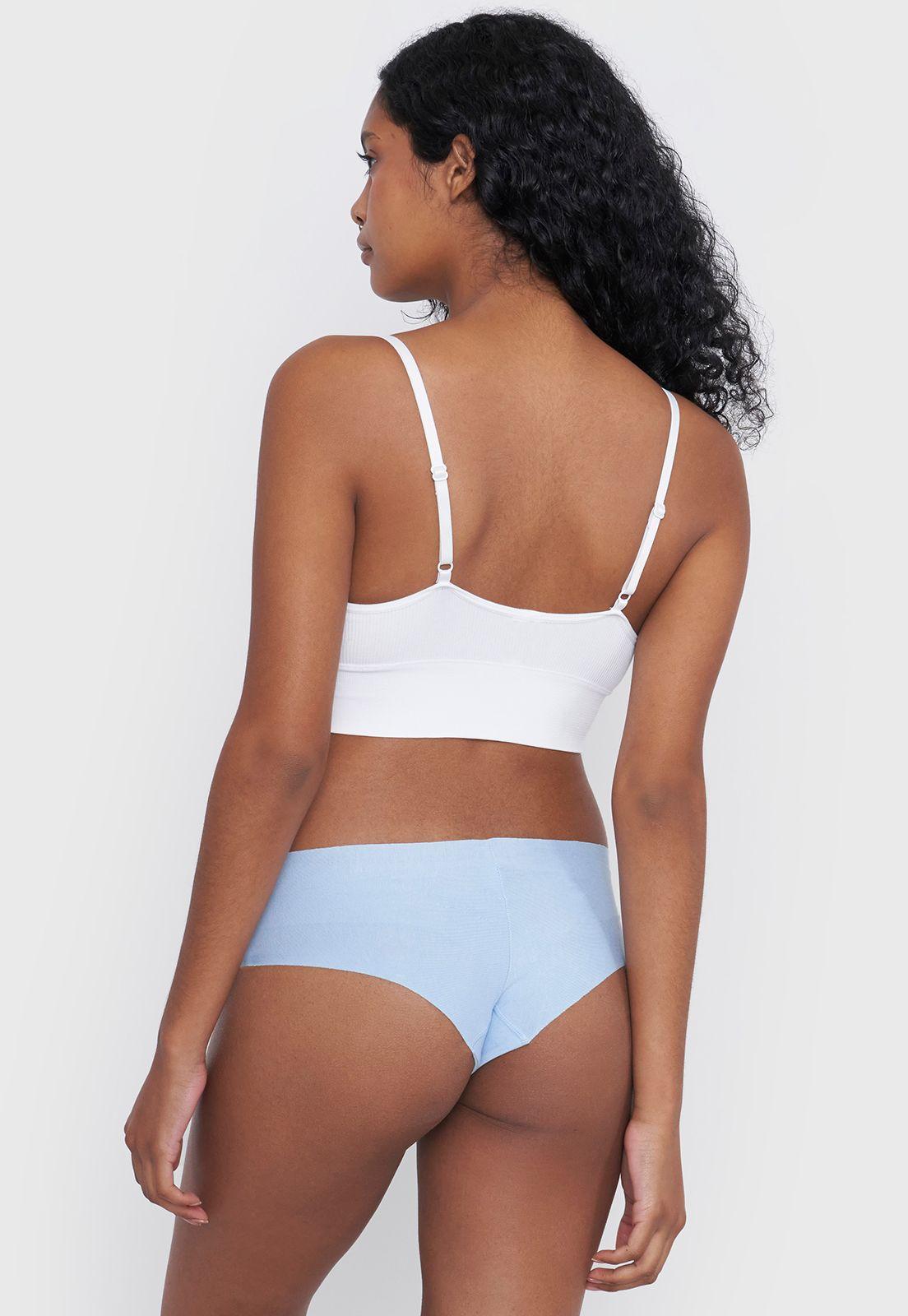 Calzón Mujer Pantaleta Celeste Cotton Corona-2