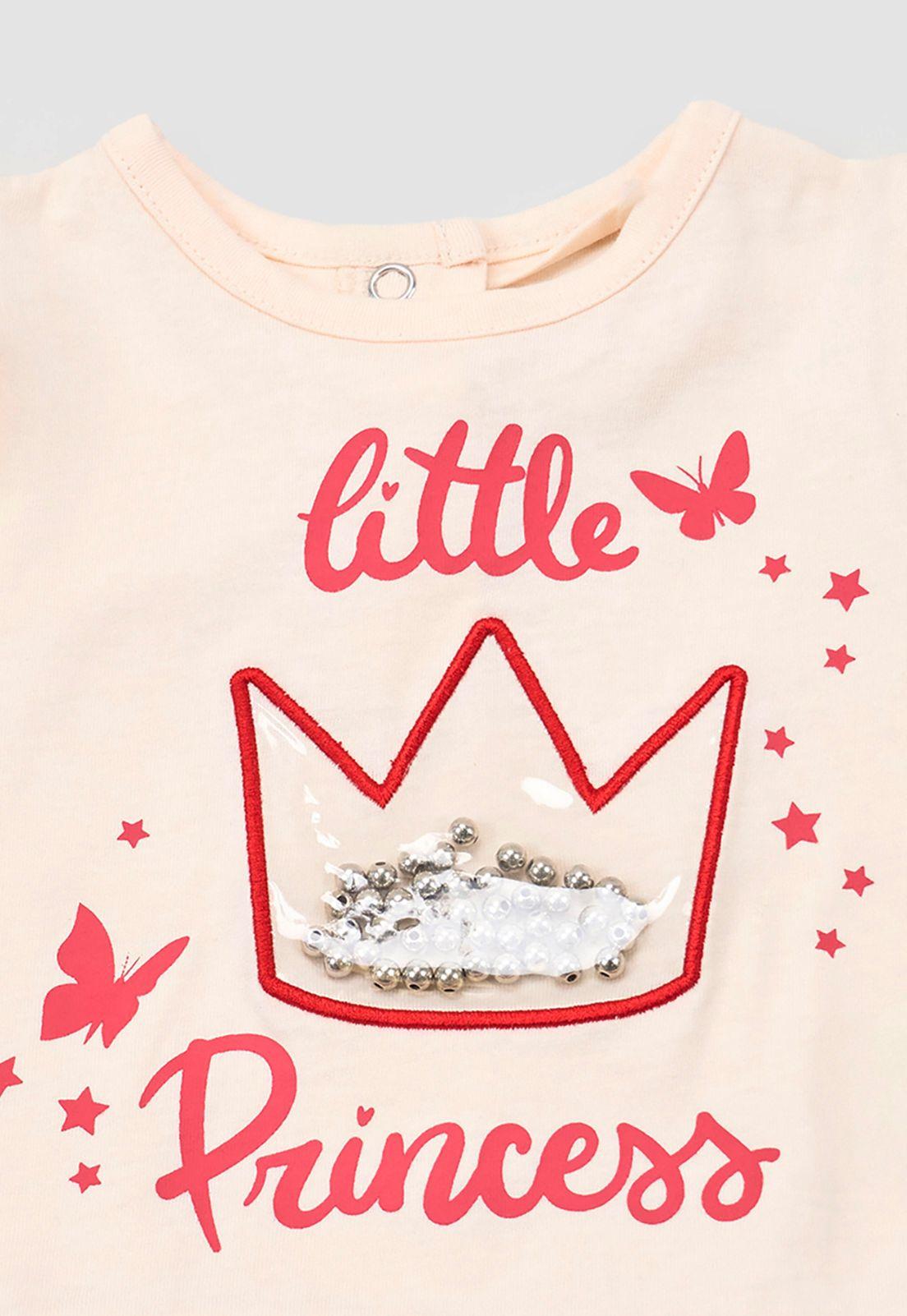 Polera Bebe Niña M/L Focal Vuelitos Ecru Corona-2