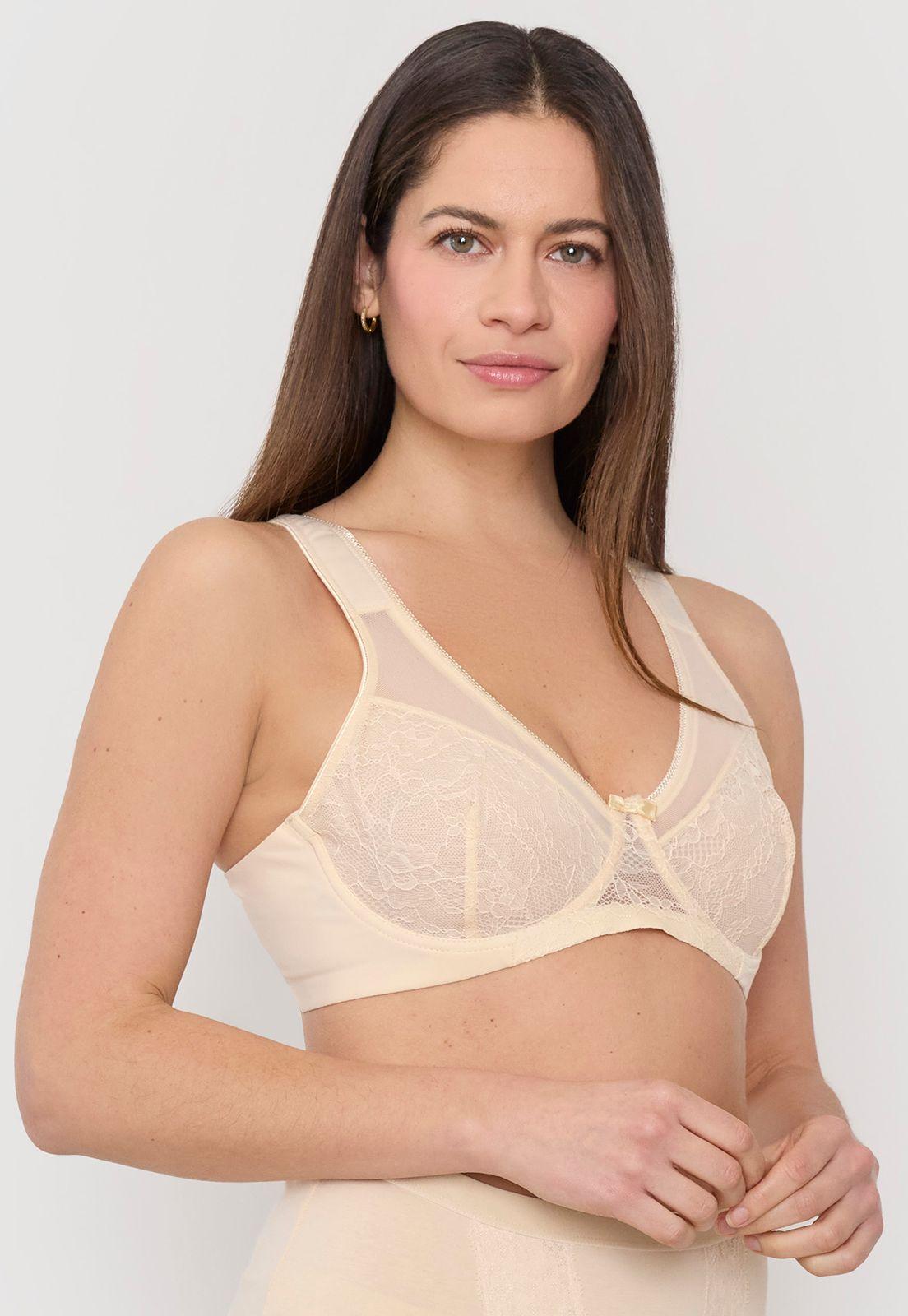 Sostén Mujer Beige Copa C Básico Corona-2