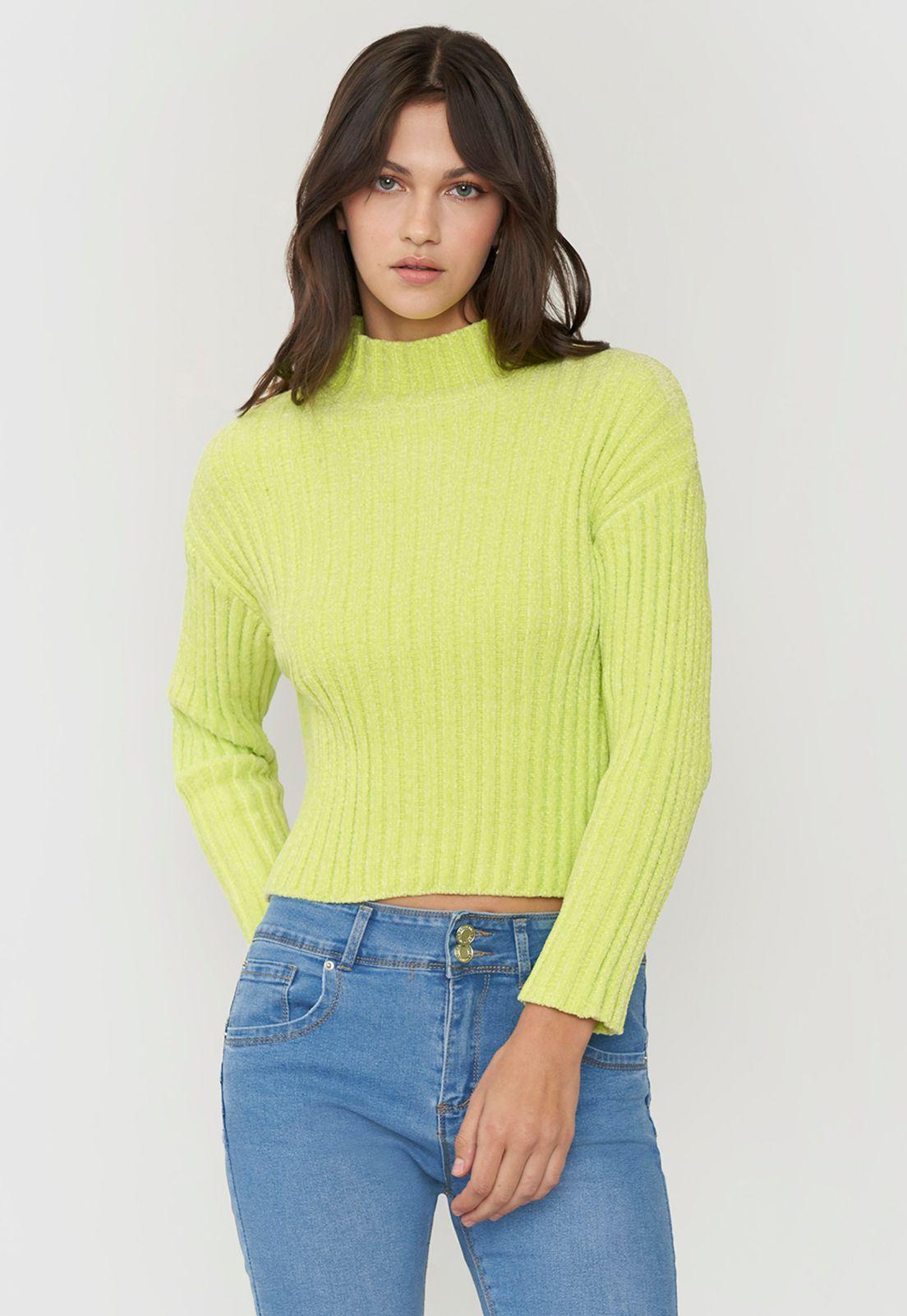 Sweater Mujer Chenille Rib Lima Corona-0