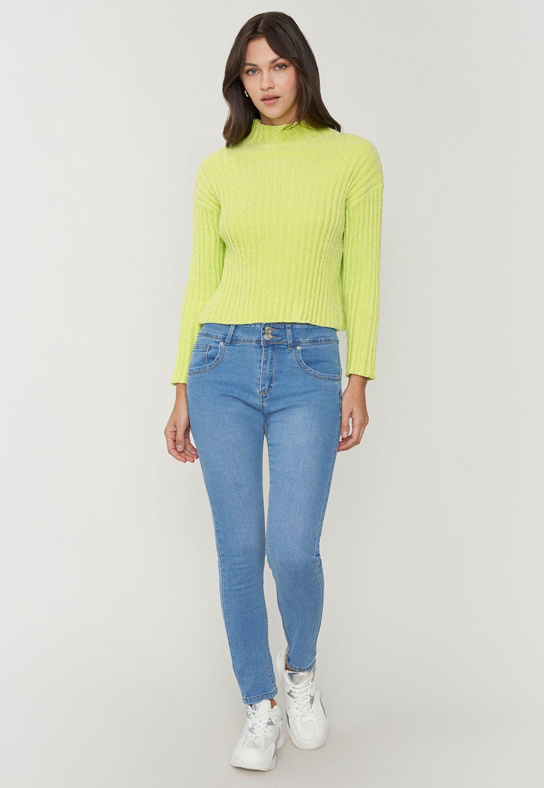 Sweater Mujer Chenille Rib Lima Corona-3