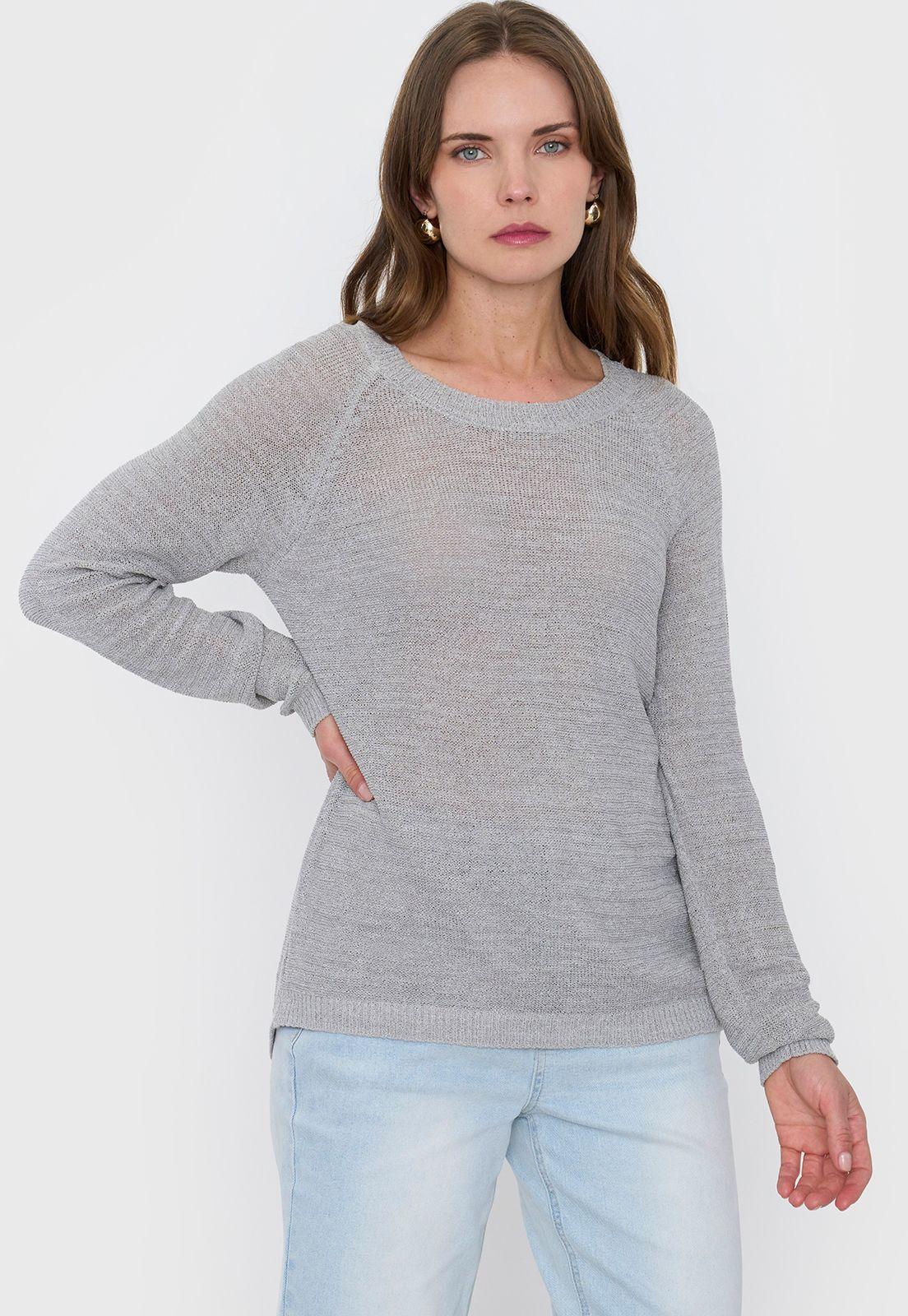 Tejido Mujer Cinta Gris Melange Corona-0