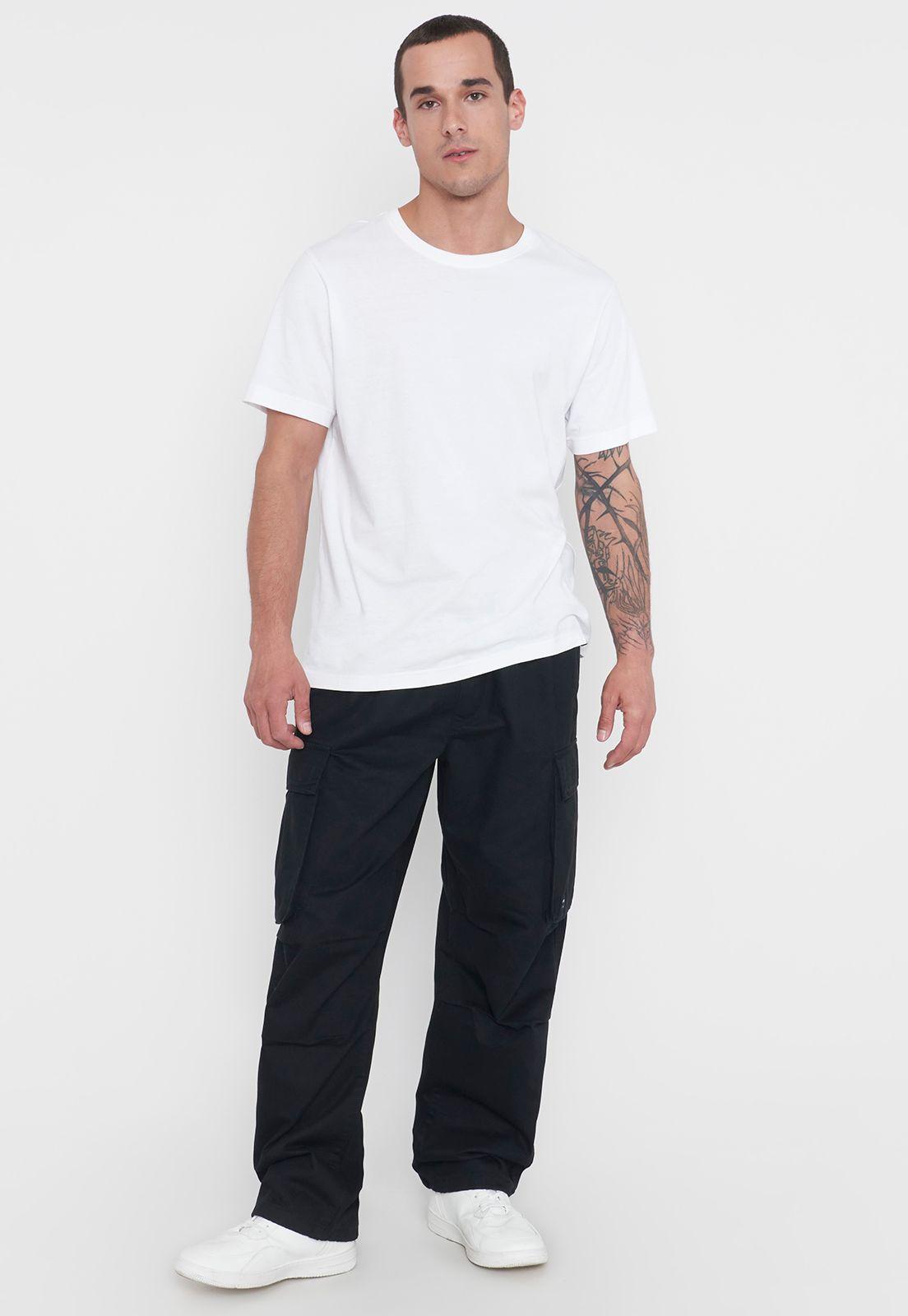 Pantalón Hombre Skater Cargo Negro Corona-3