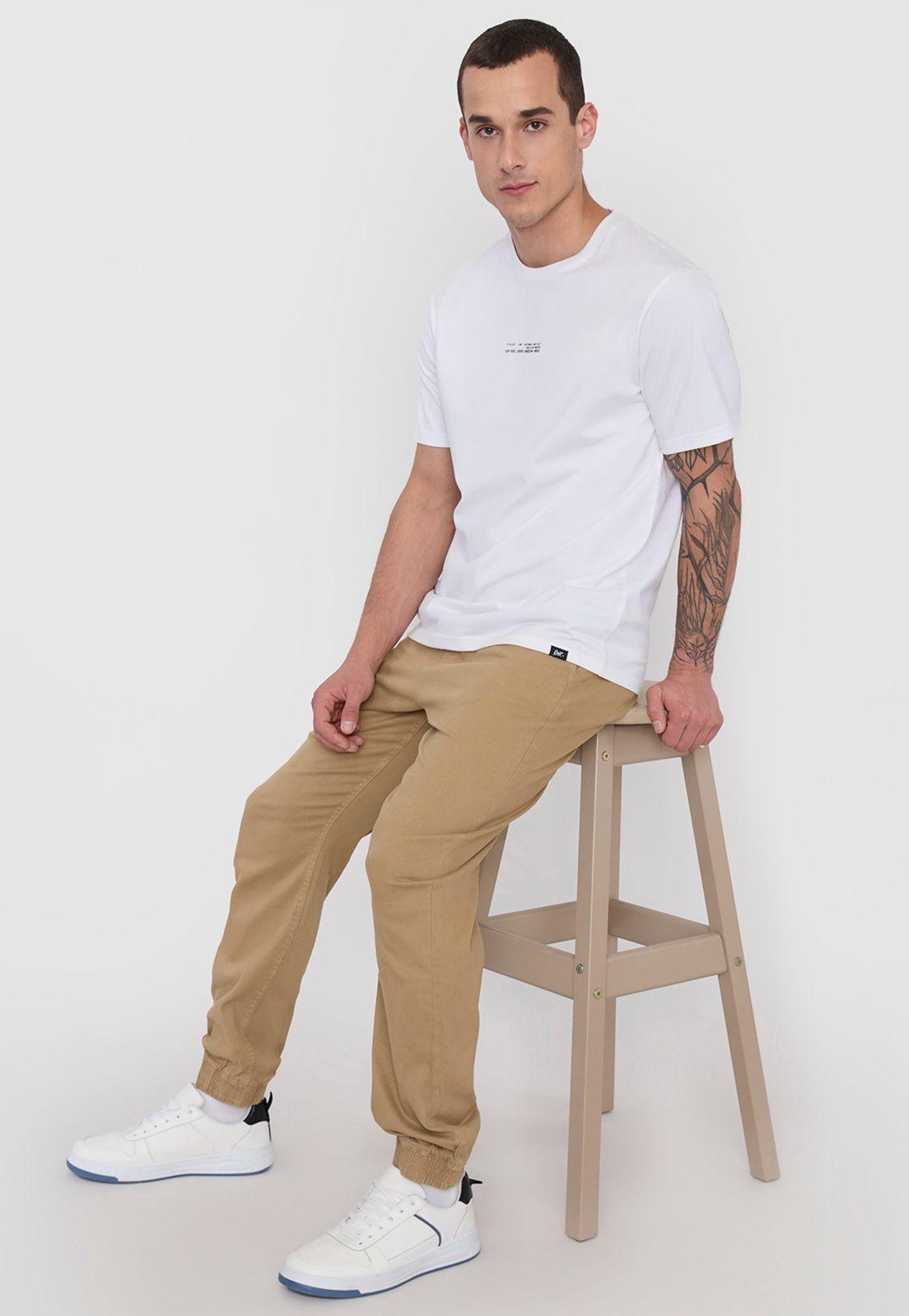 Jogger Hombre Twill Color Camel Corona-0