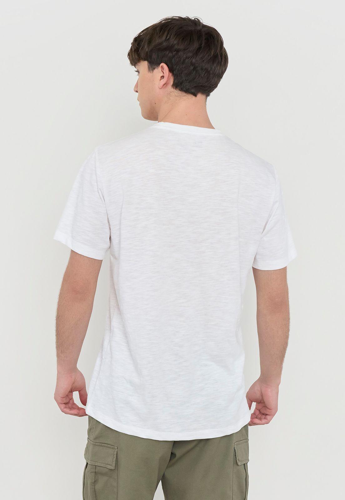 Polera Hombre Fun Bolsillo Blanco Corona-1