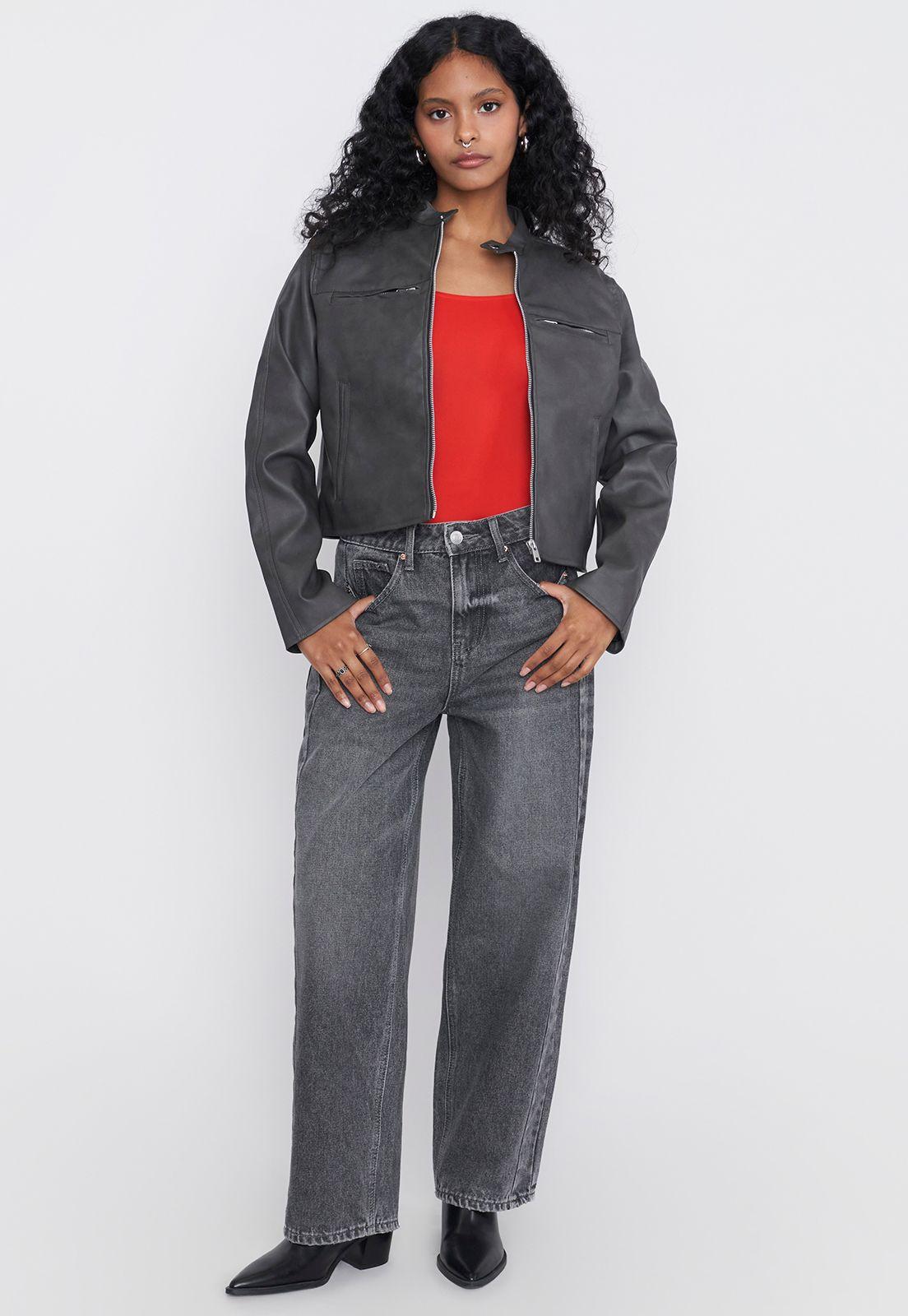Chaqueta Mujer Racing Gris Corona-3