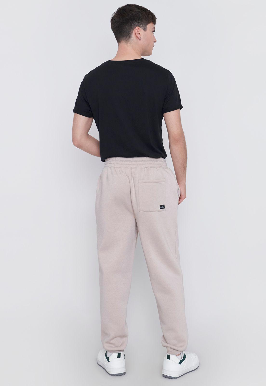 Buzo Hombre Jogger Color Ecru Corona-2