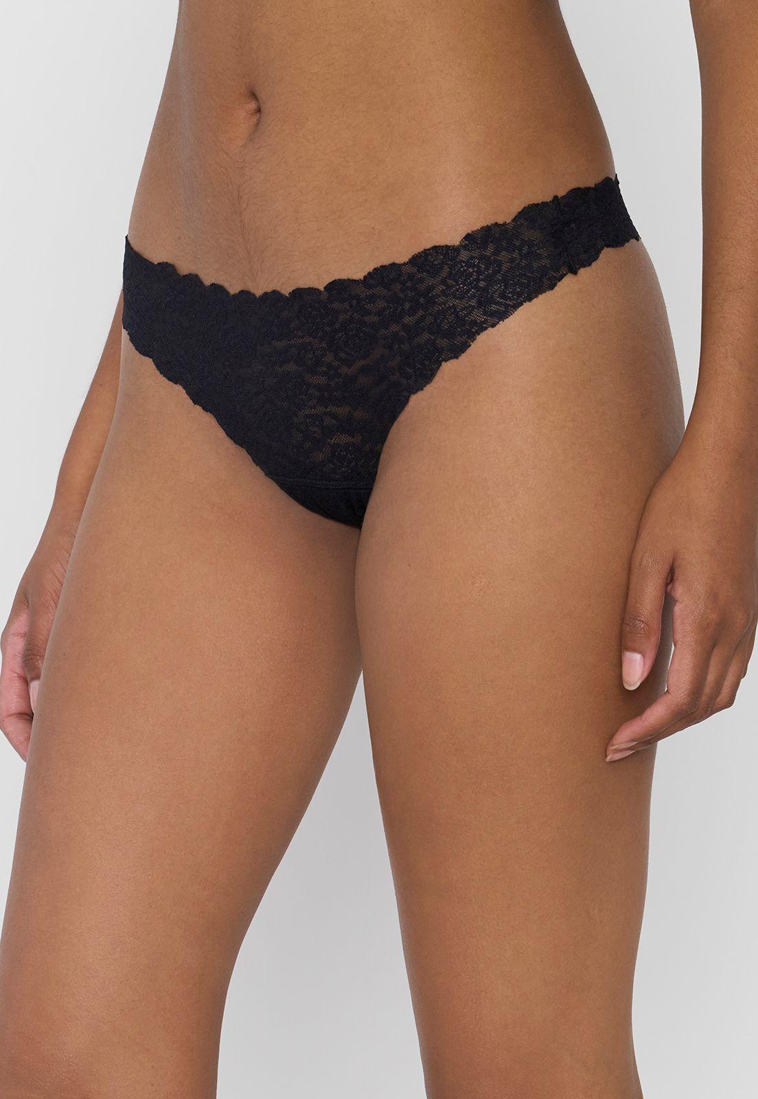 Colaless Mujer Encaje Negro Corona-3