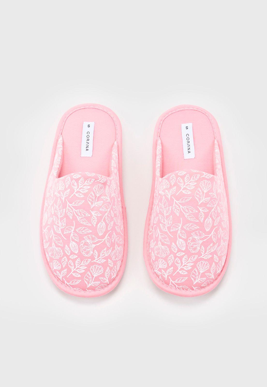 Pantufla Mujer Básica Mujer Coral Corona-2