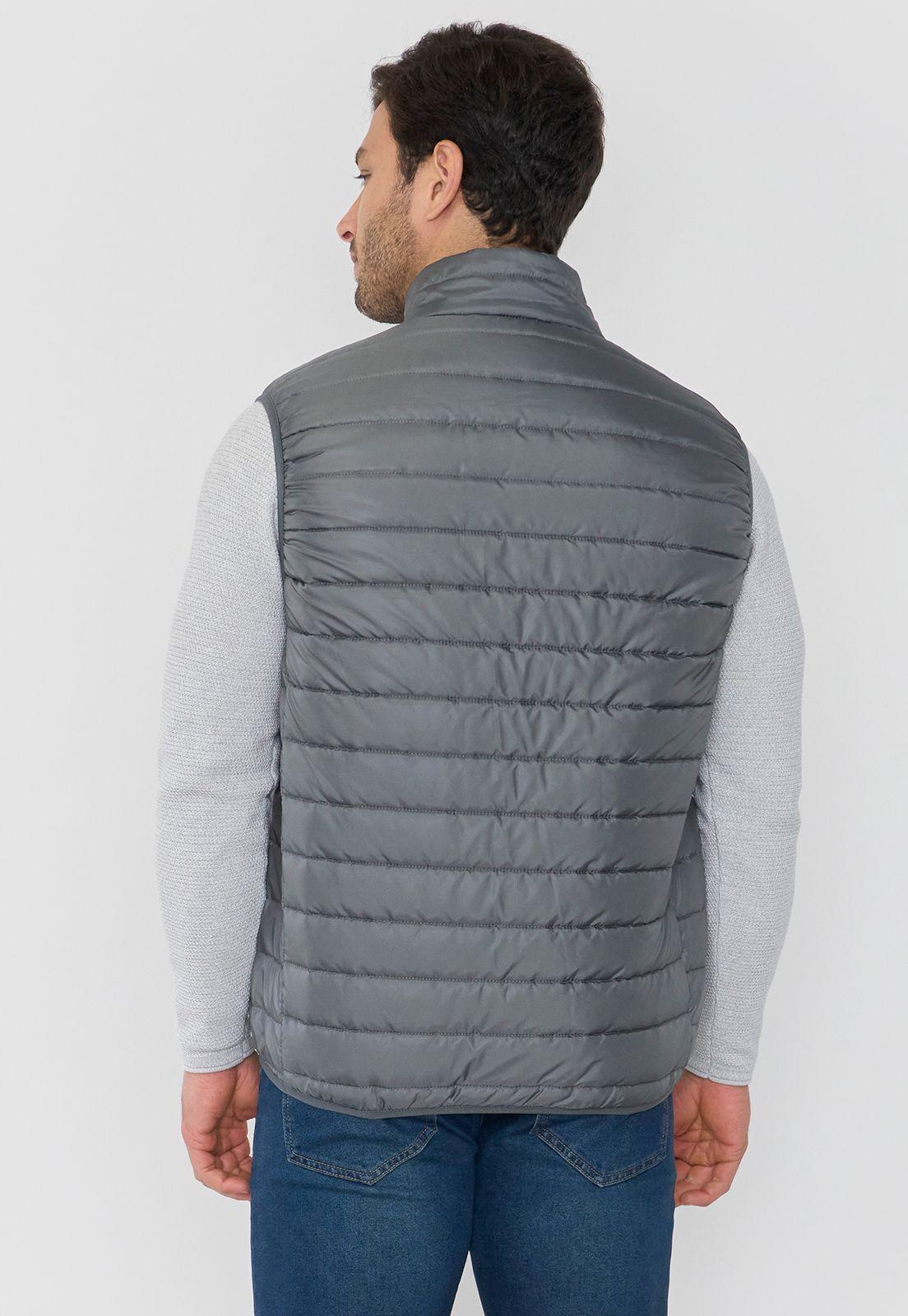 Parka Hombre Sin Mangas Gris Corona-1