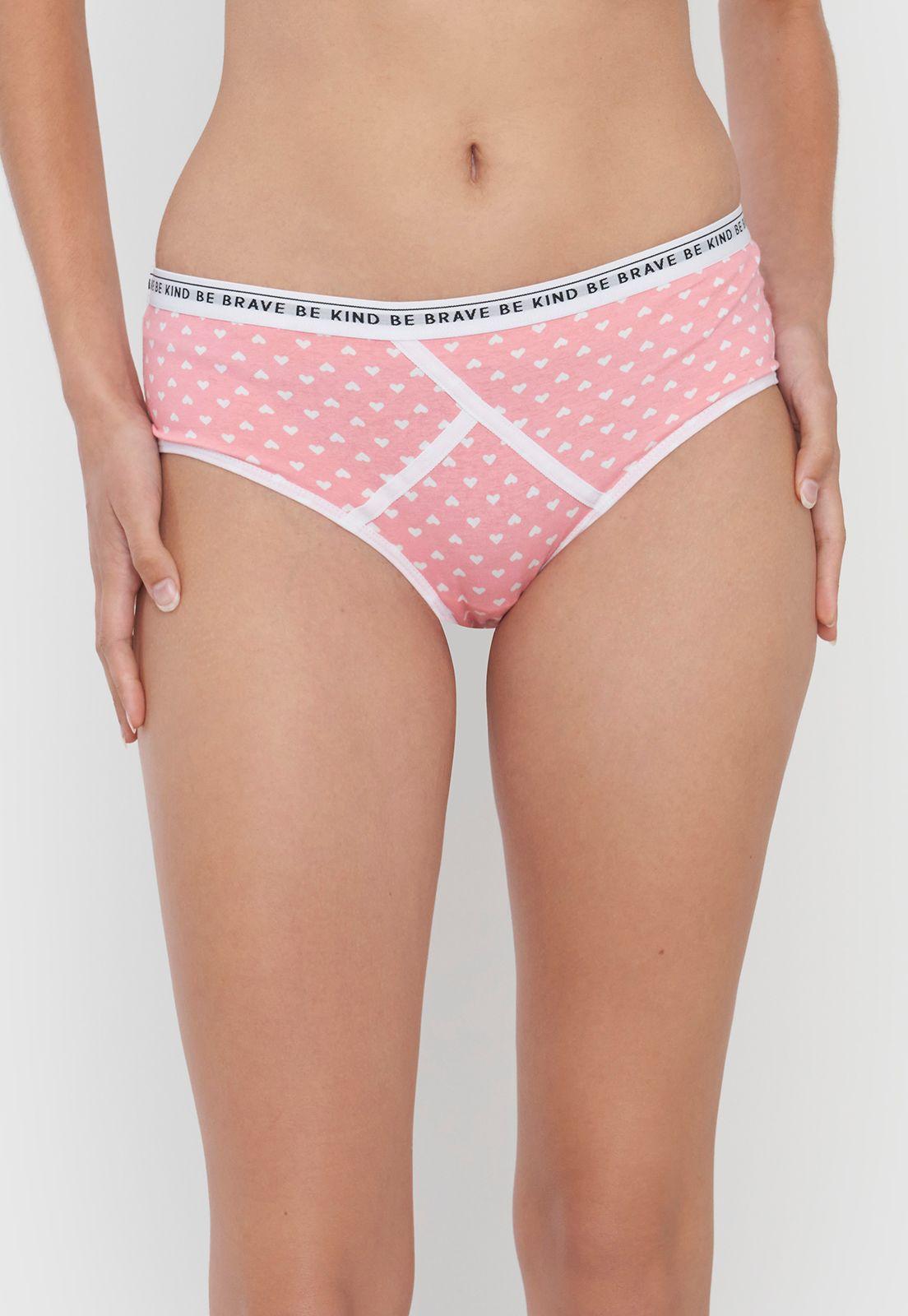 Calzón Mujer BoyShort Cotton Print Coral Corona-1