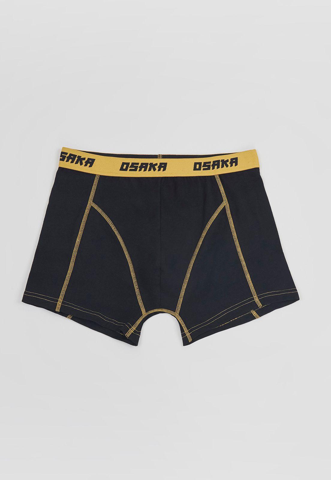 Bóxer Hombre Bipack Pretina Color Negro Corona-3