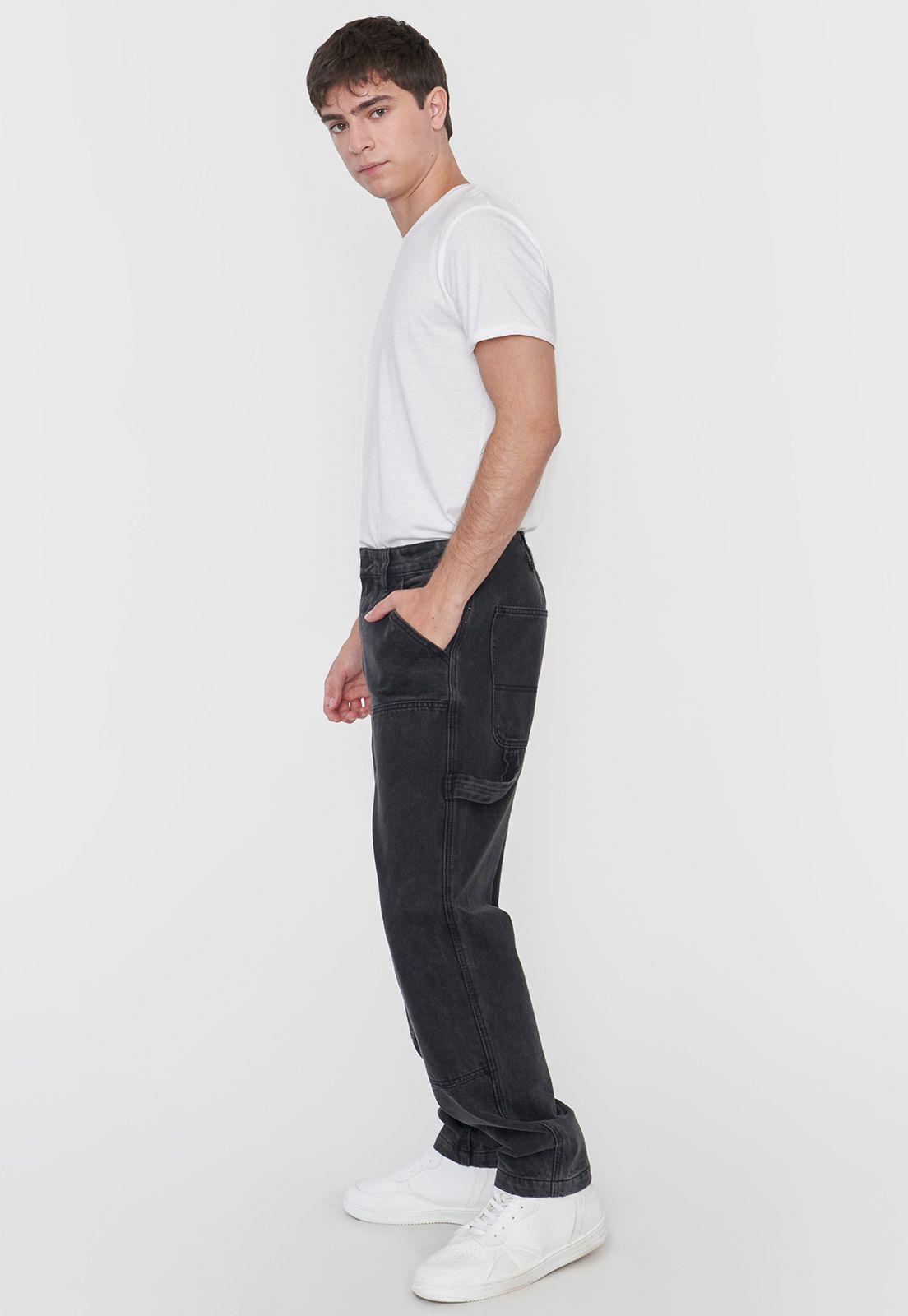 Jeans Hombre Carpenter Negro Corona-3