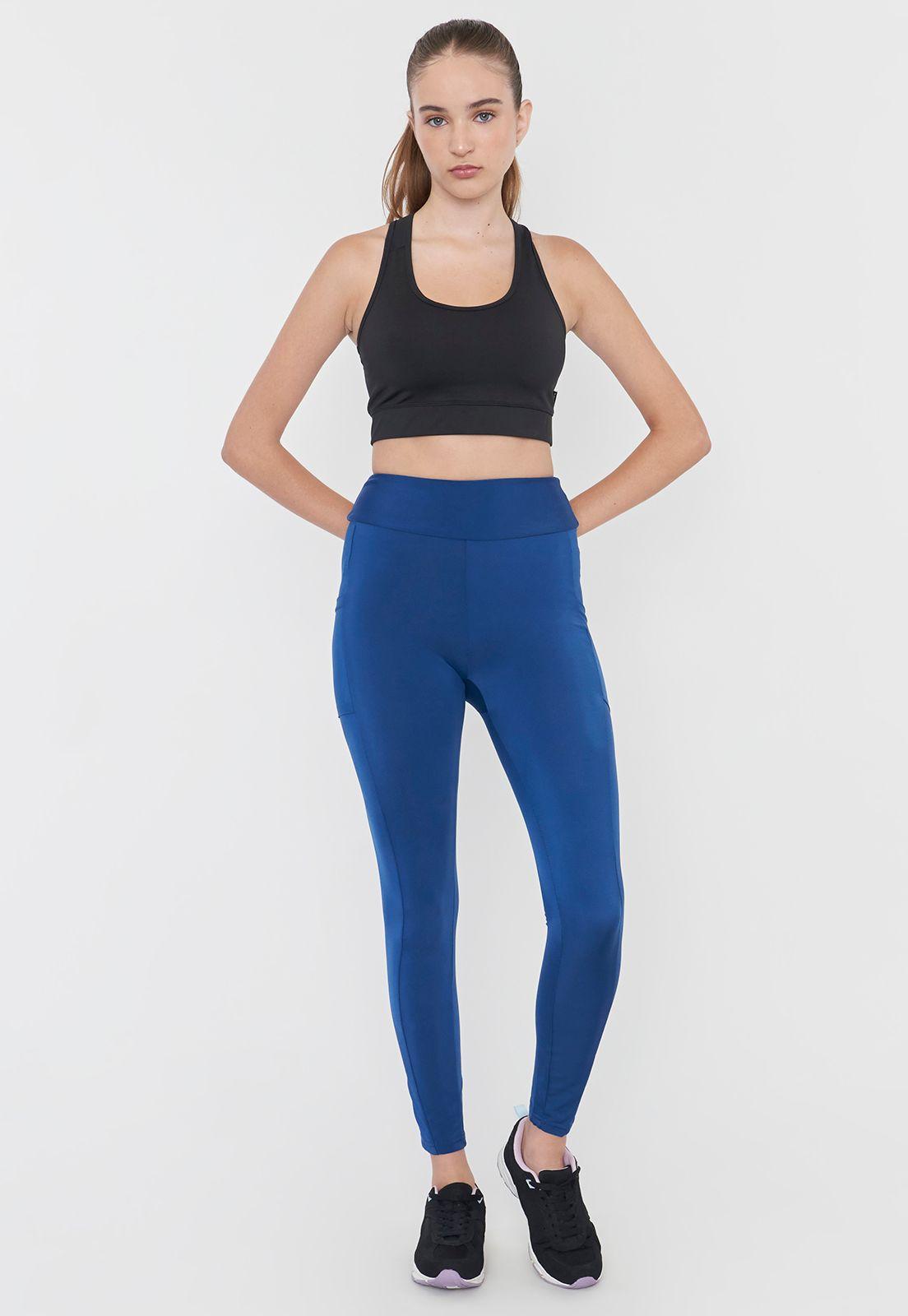 Calza Mujer Deportiva Pitillo Color Navy Corona-0