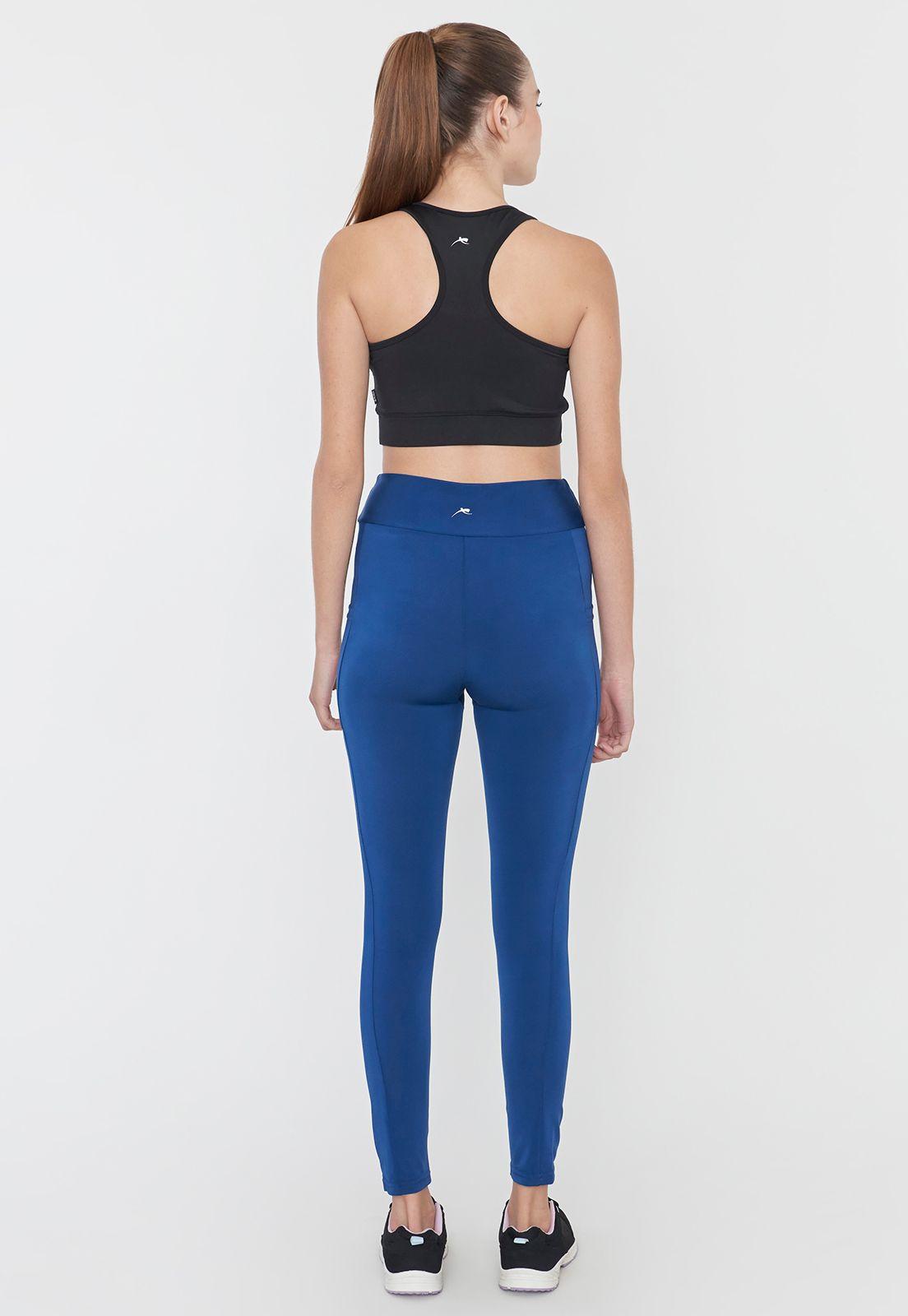Calza Mujer Deportiva Pitillo Color Navy Corona-2