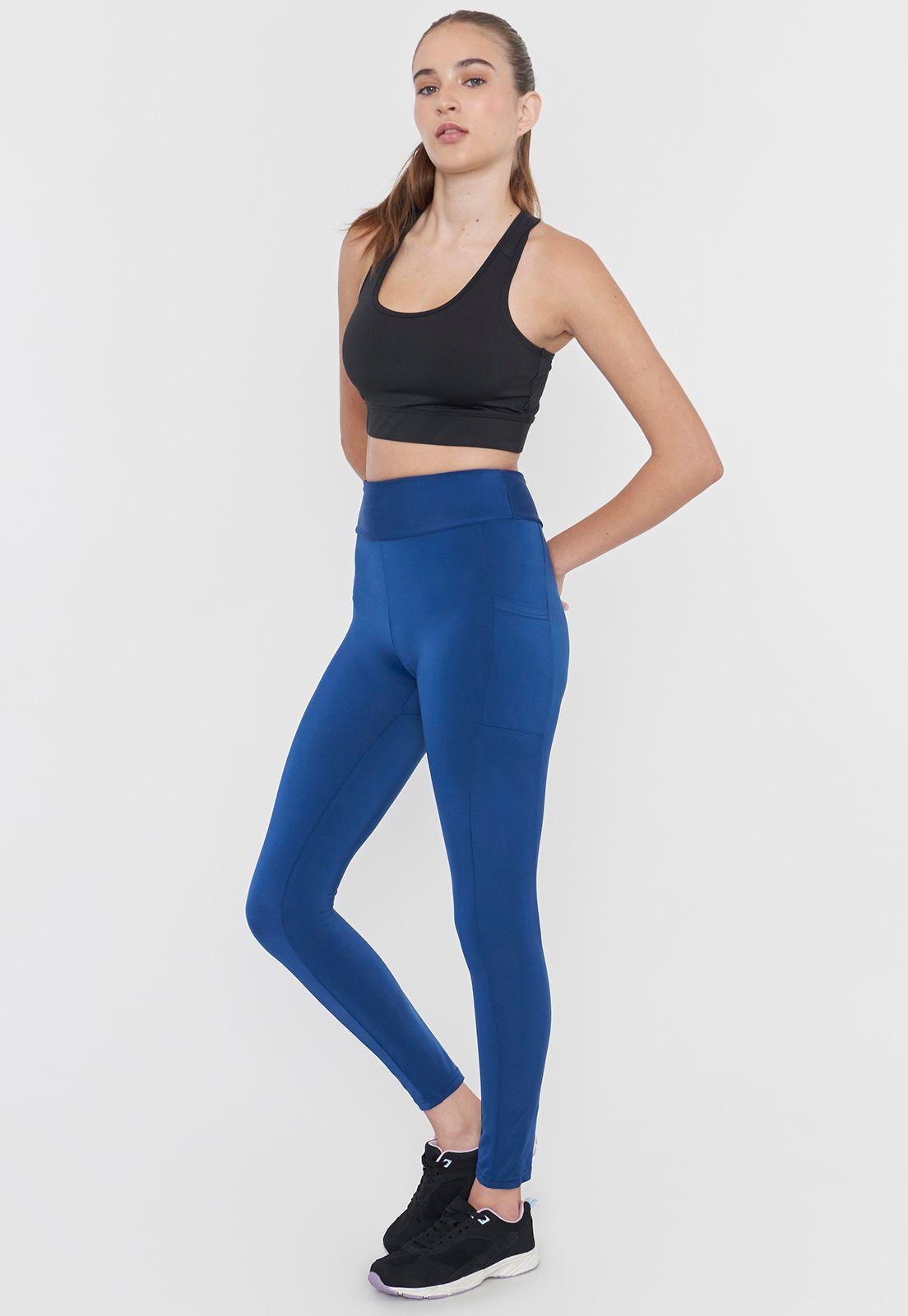 Calza Mujer Deportiva Pitillo Color Navy Corona-3