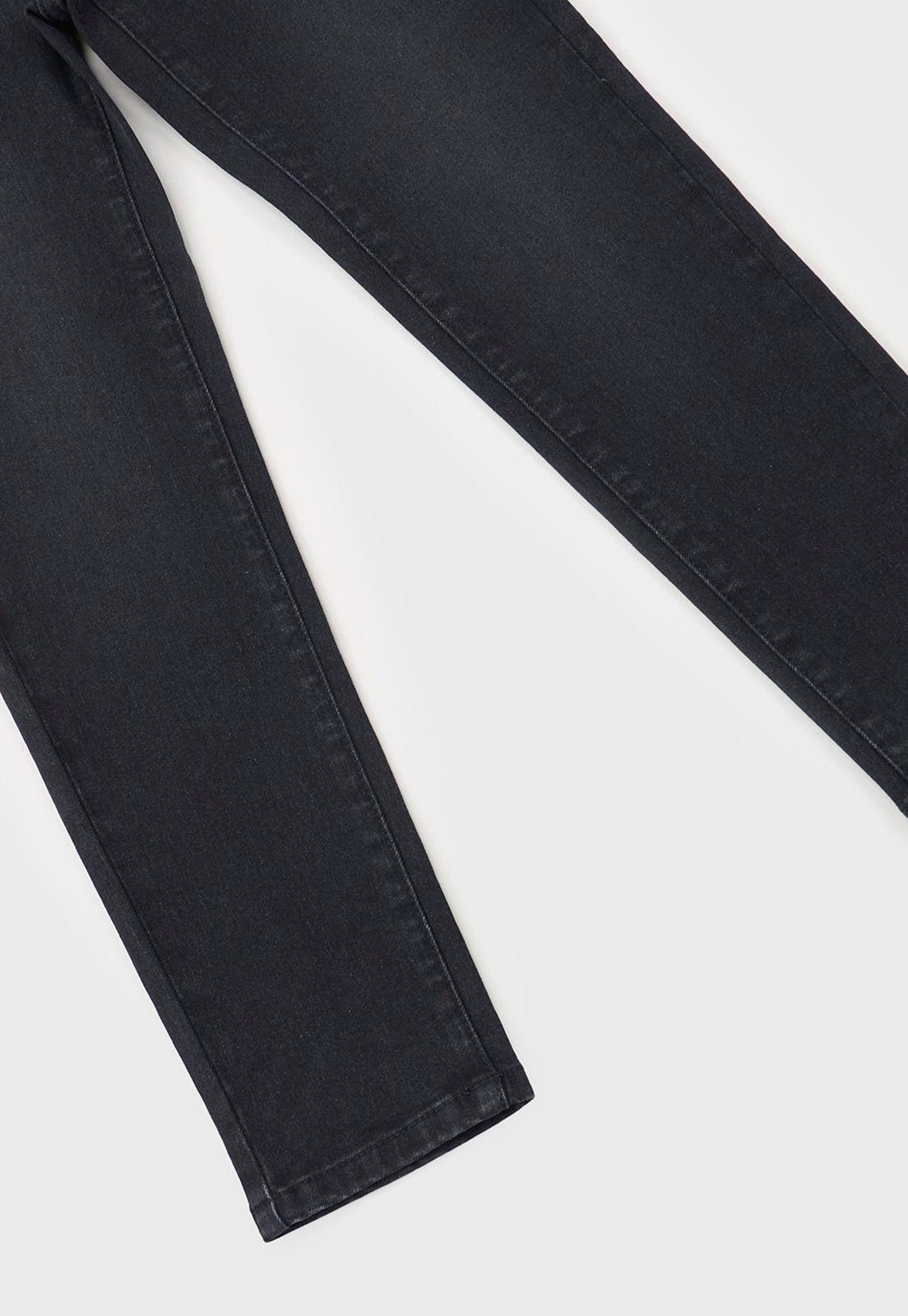 Jeans Niño Kids 5 Bolsillos Negro Corona-3