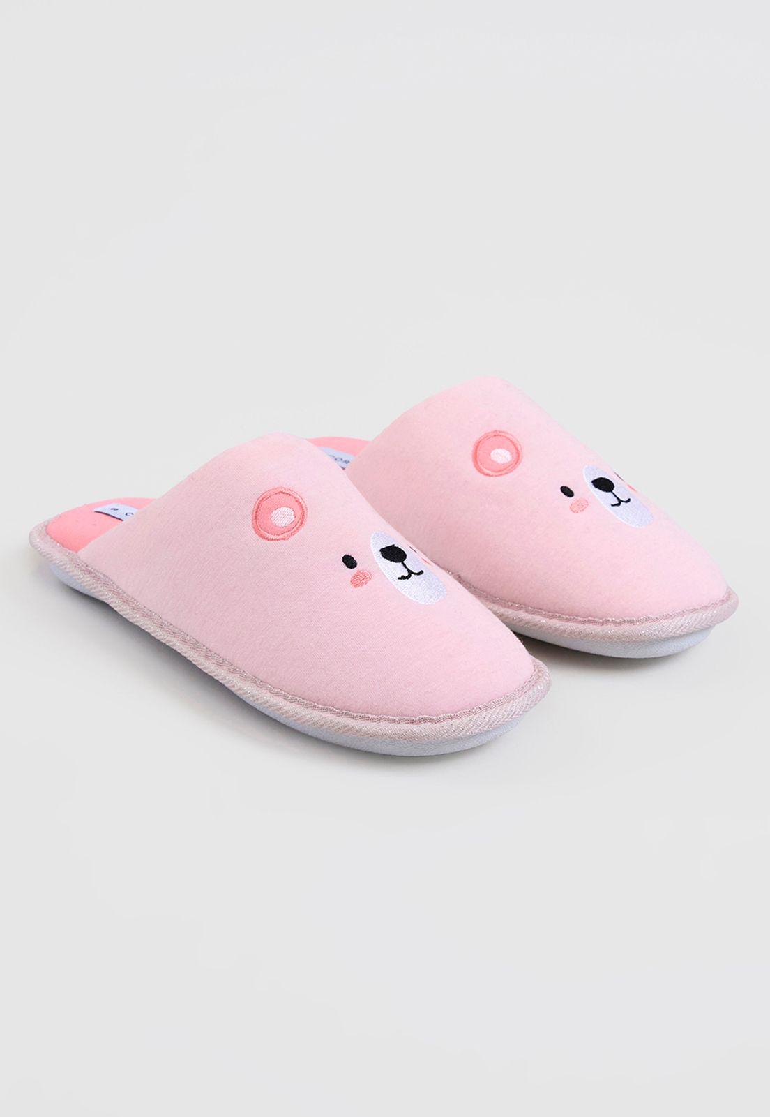 Pantufla Mujer Detalles Lurex Perla Corona-0