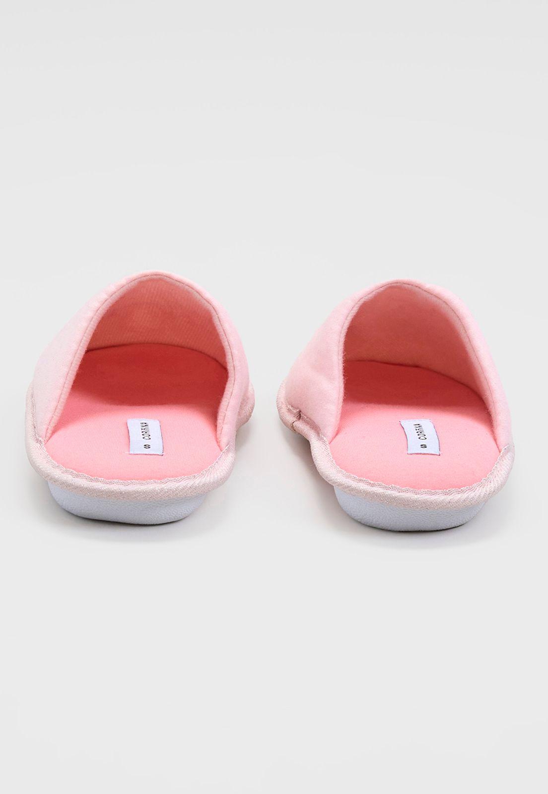 Pantufla Mujer Detalles Lurex Perla Corona-3