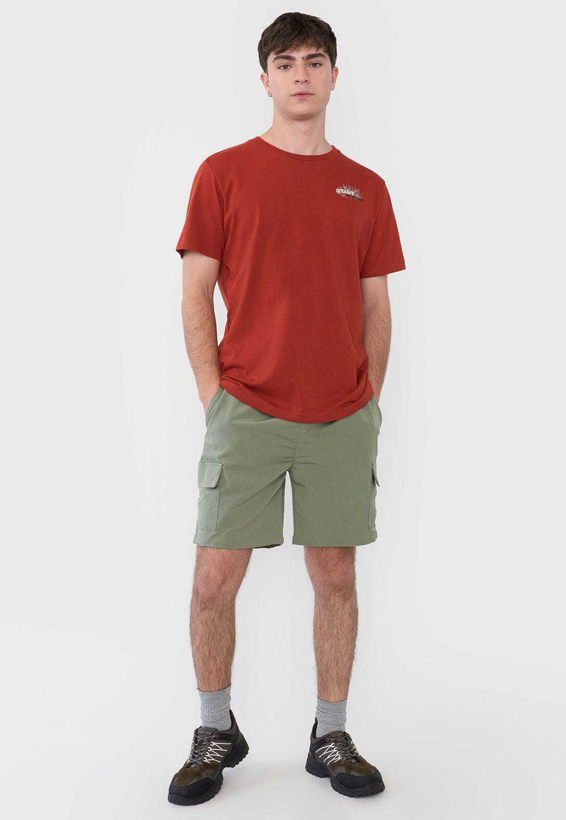 Short Outdoor Hombre Color Verde Corona-0