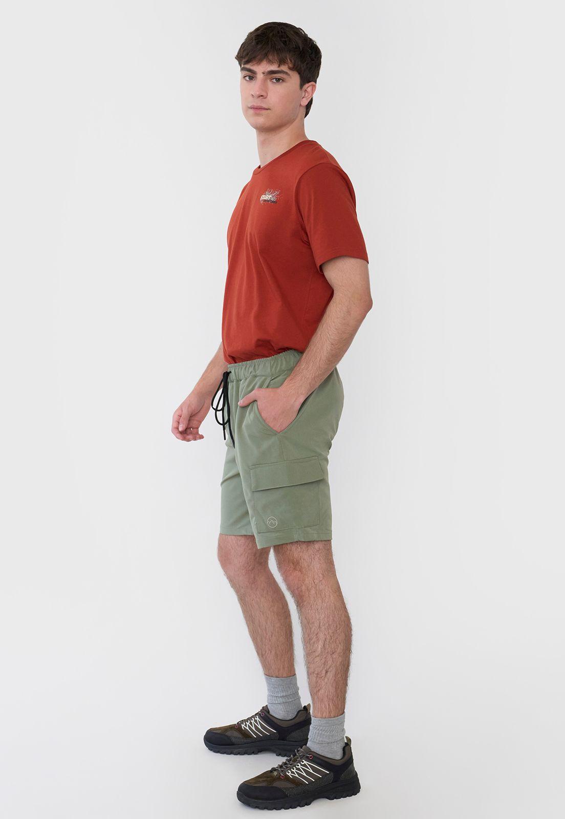 Short Outdoor Hombre Color Verde Corona-3
