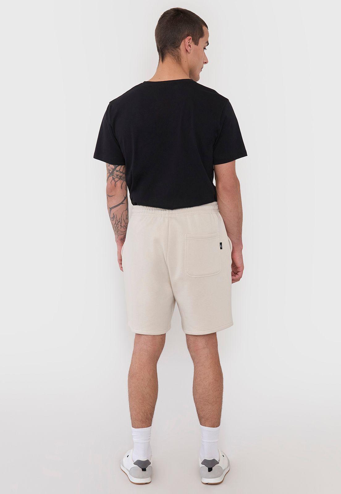 Short Hombre Buzo Ecru Liso I Corona-2
